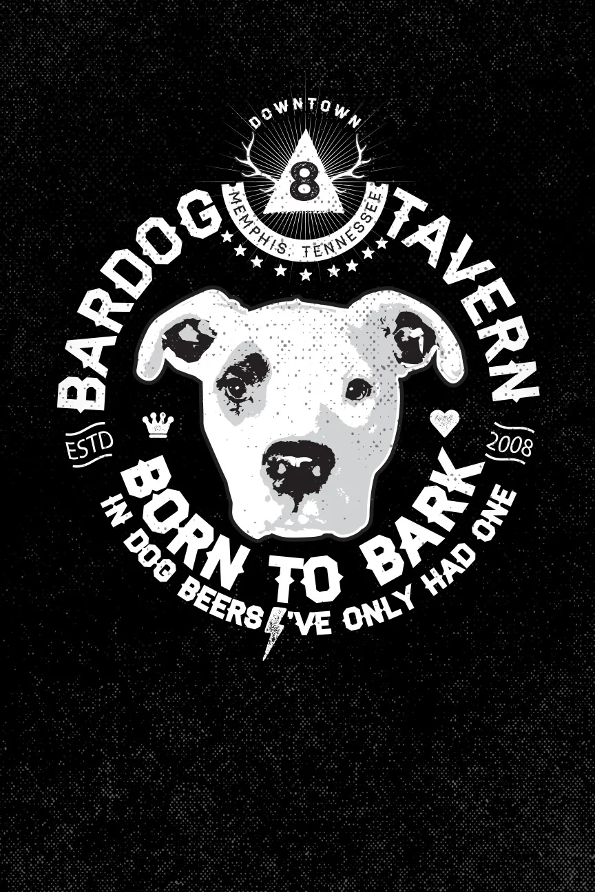 Bardog Tavern Poster Memphis, TN by Christopher Reyes