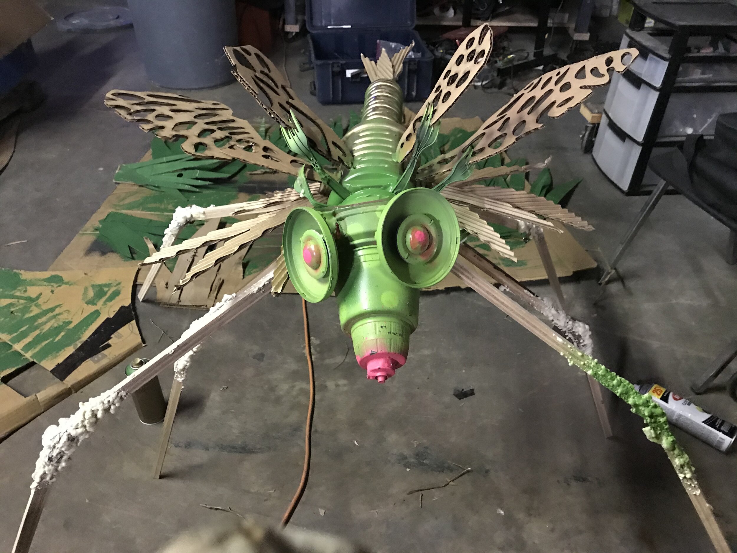 Finishing up Mati's Dragonfly