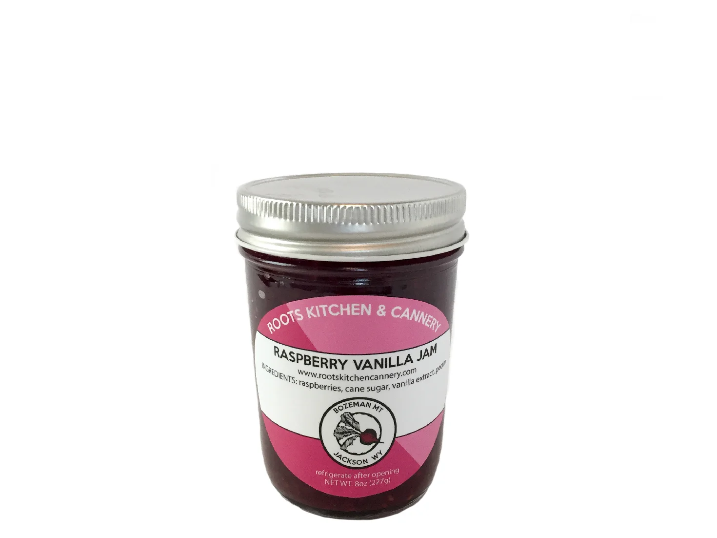 Roots Kitchen & Cannery Raspberry Vanilla Jam
