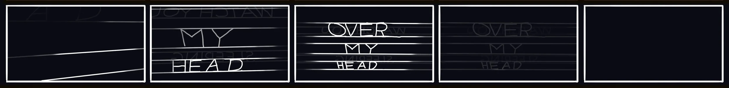 as its smooth dark wave / slides over my head