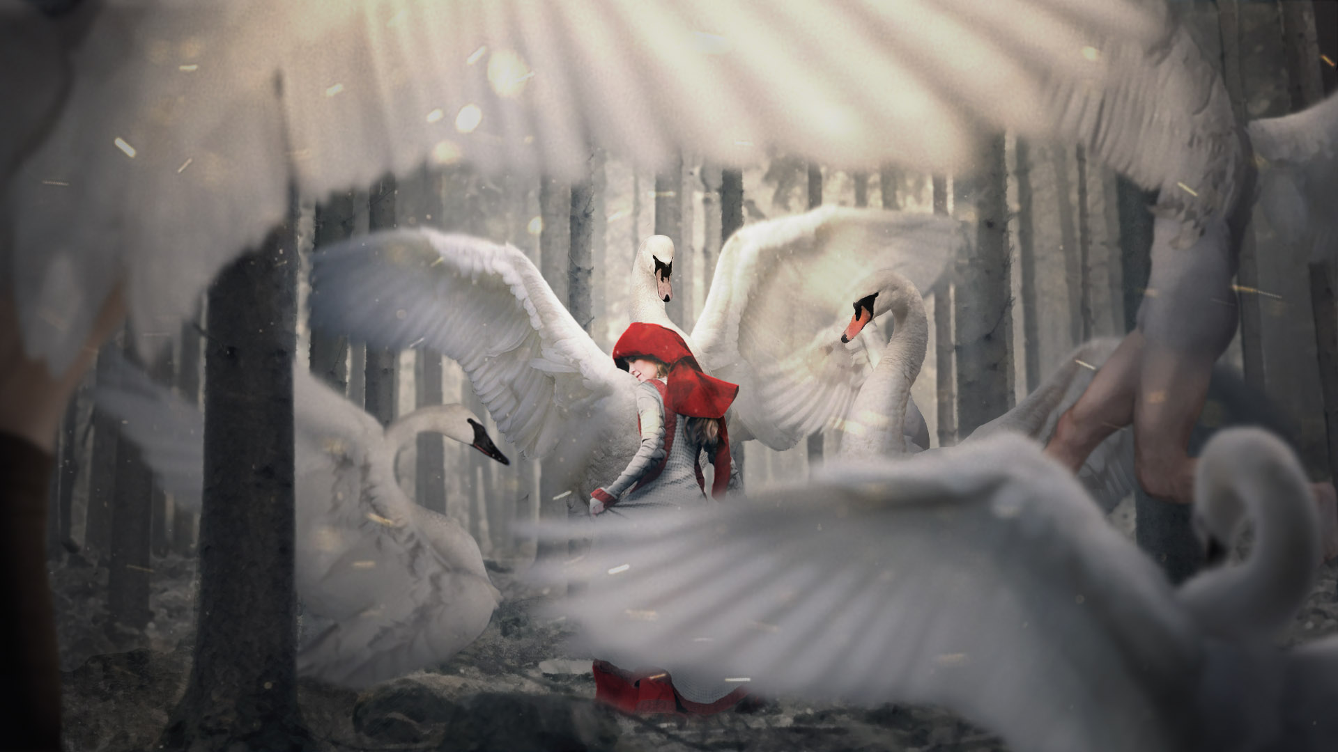 Initial photoshop composition