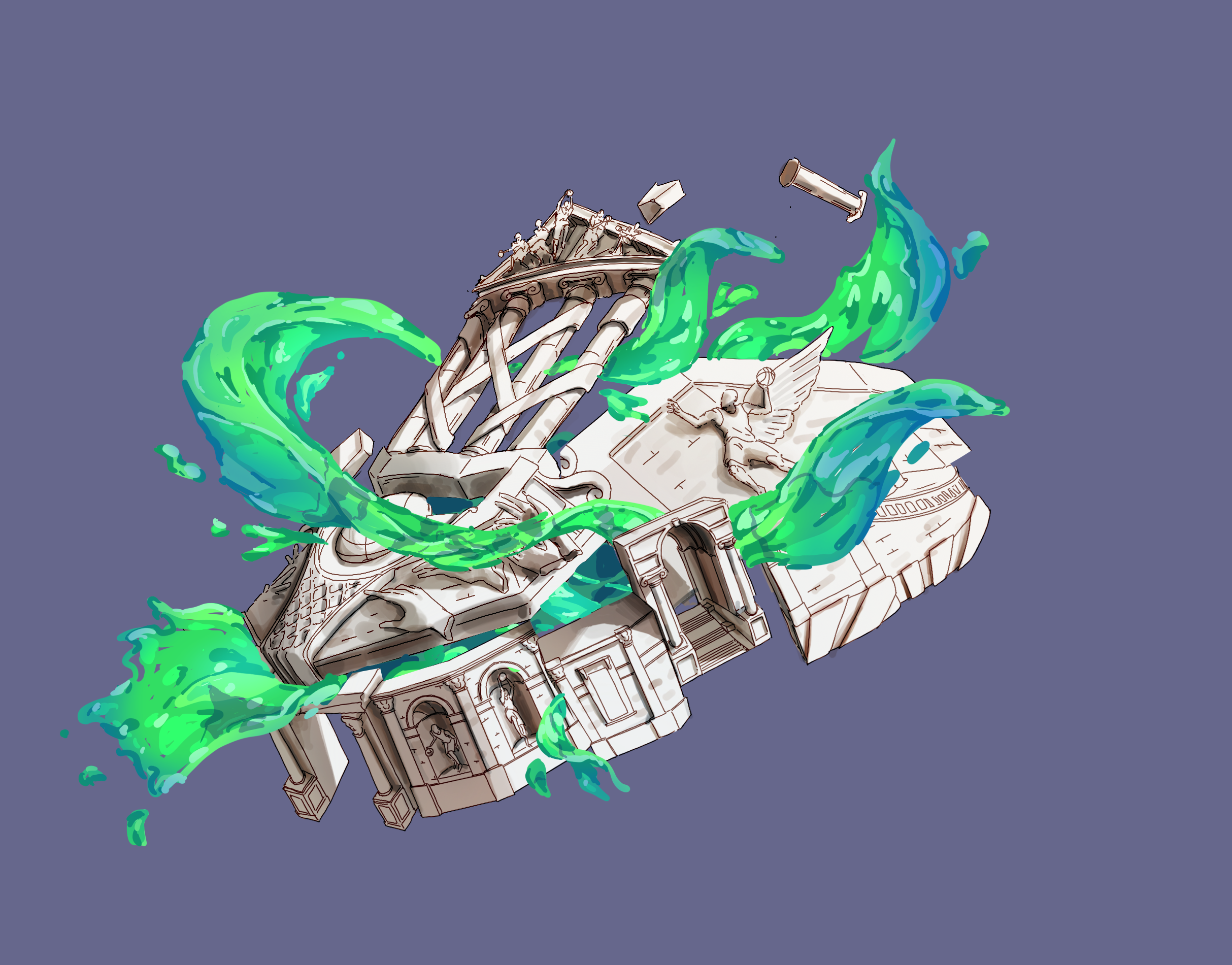  Concept proposal for shoe company collab 