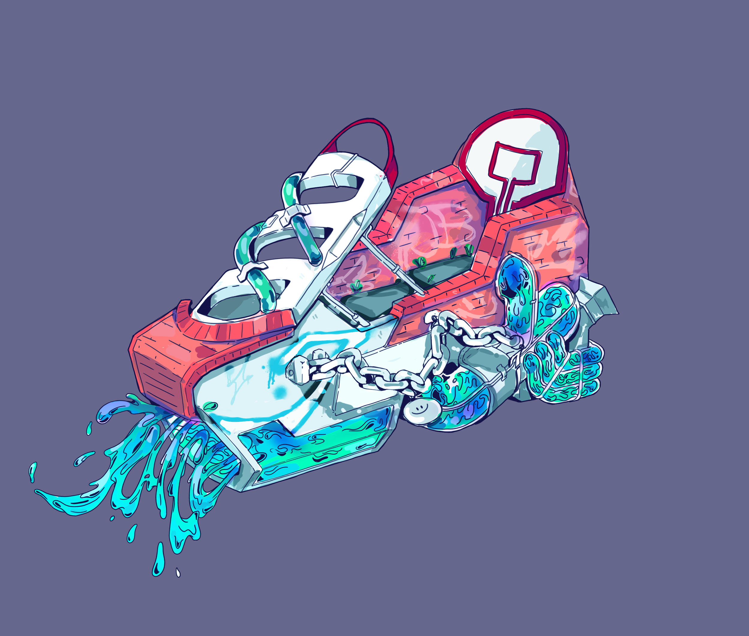  Concept proposal for shoe company collab 