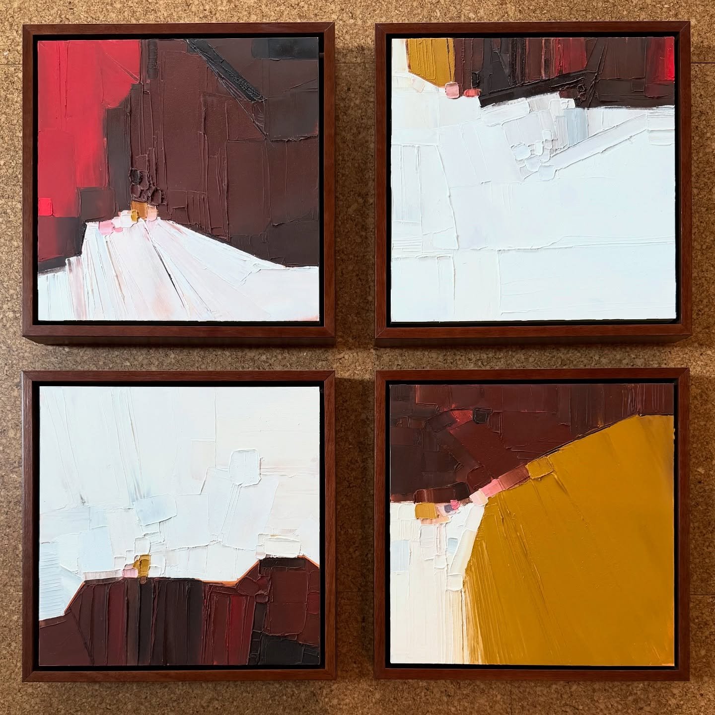 A special collection for a special collector. (My mom! 💕) These will look great in her #midcenturymodern home. Thanks @dannypule for the framing!