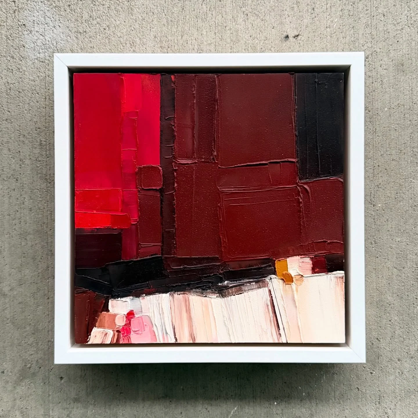 @bluegallerykc &lsquo;s Fall Group Show opens today and runs through 9/27. Several of my oil + wax abstract landscapes are on display and available. Many other amazing artists&rsquo; work is up as well! 

Image 1 &ldquo;Vista 39&rdquo; // 9&rdquo; x 