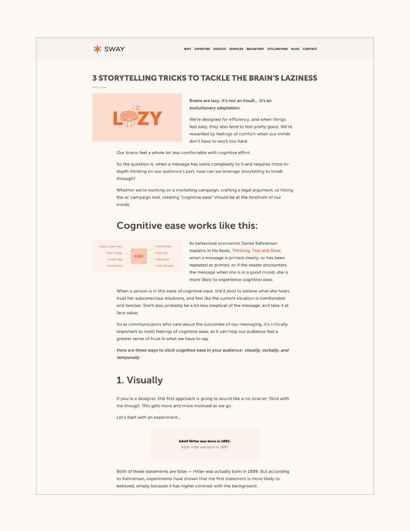 Figure 2 — Easy to navigate hierarchy