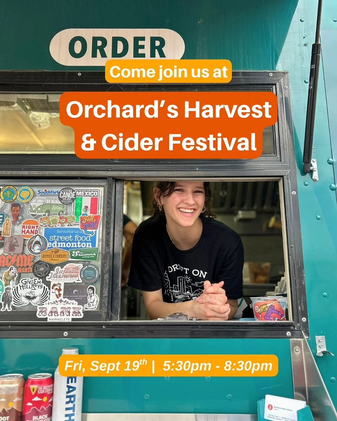 Who wants free apple cider? 🍎🙋&zwj;♀️

Join us at the Orchards Harvest &amp; Cider Festival tonight! (@orchardsrsa) You can shop at the night market, relax in the beer gardens, listen to live music from Rosina Cove, chow down at the food trucks, an