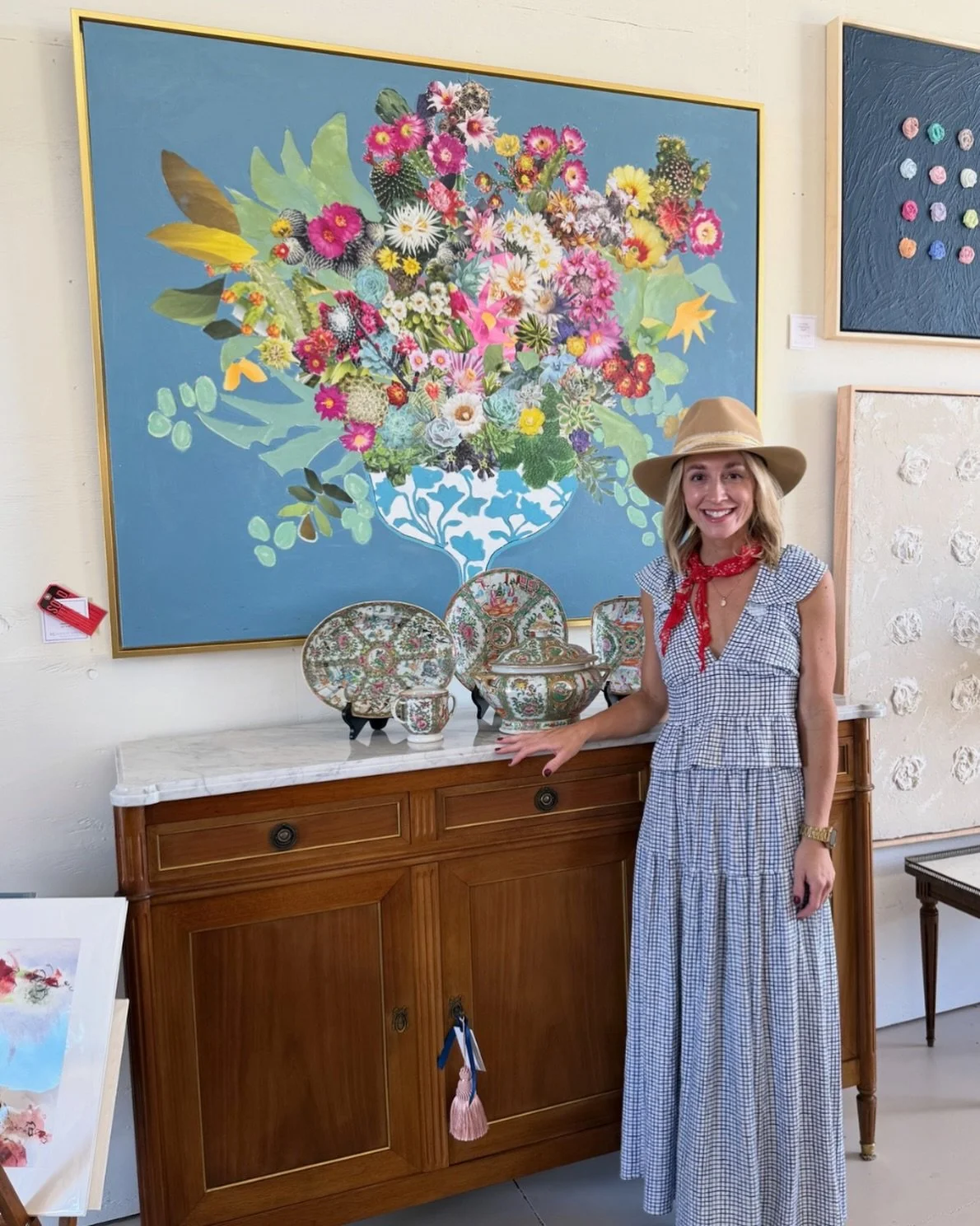 The Spring Round Top Show is right around the corner! You&rsquo;ll find a large NEW collection of work at @maisonmiral at @bluehillsatroundtop March 14th-March 28th. Can&rsquo;t wait to show you all!
.
.
.
.
#laurenpadianart #dallasdesign #bluehillsa