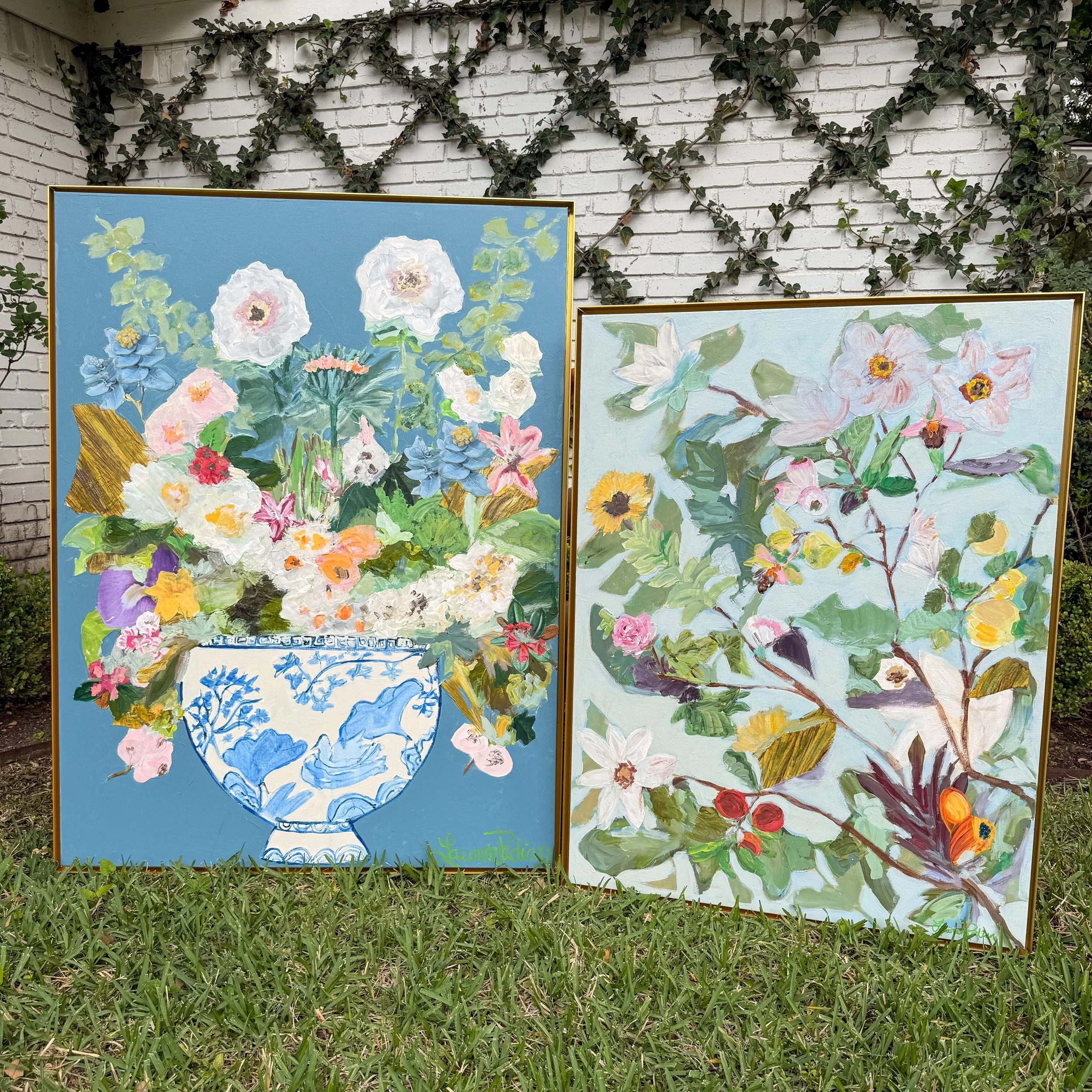 So much prep happening for the @thehardingartshow in Nashville this week April 30th-May 2nd. I have so many new pieces to show you 👀
.
.
.
.
#laurenpadianart #dallasartist #artforyourhome #hardingartshow #hardingartshow2026