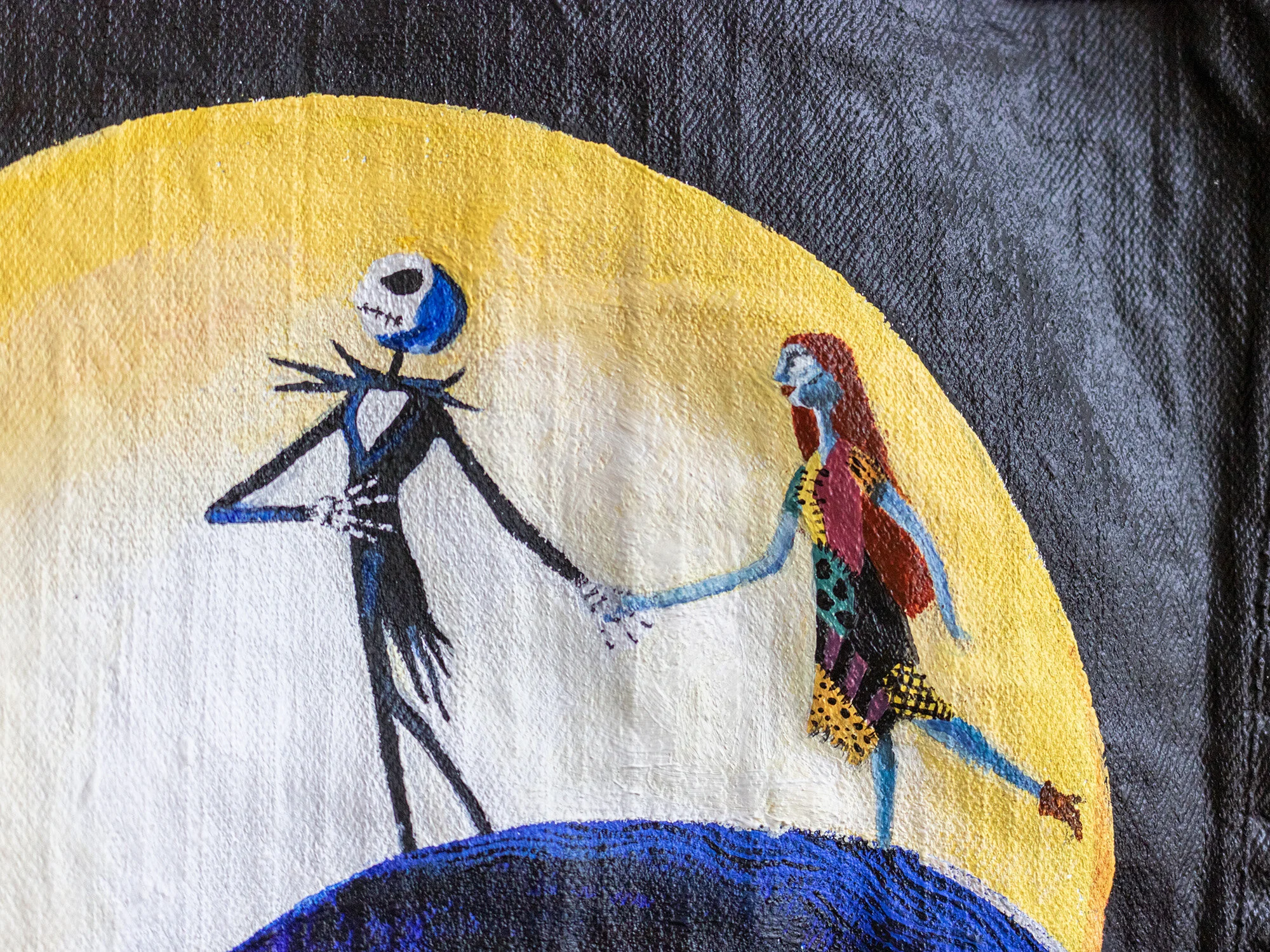 Nightmare Before Christmas Painted Jacket
