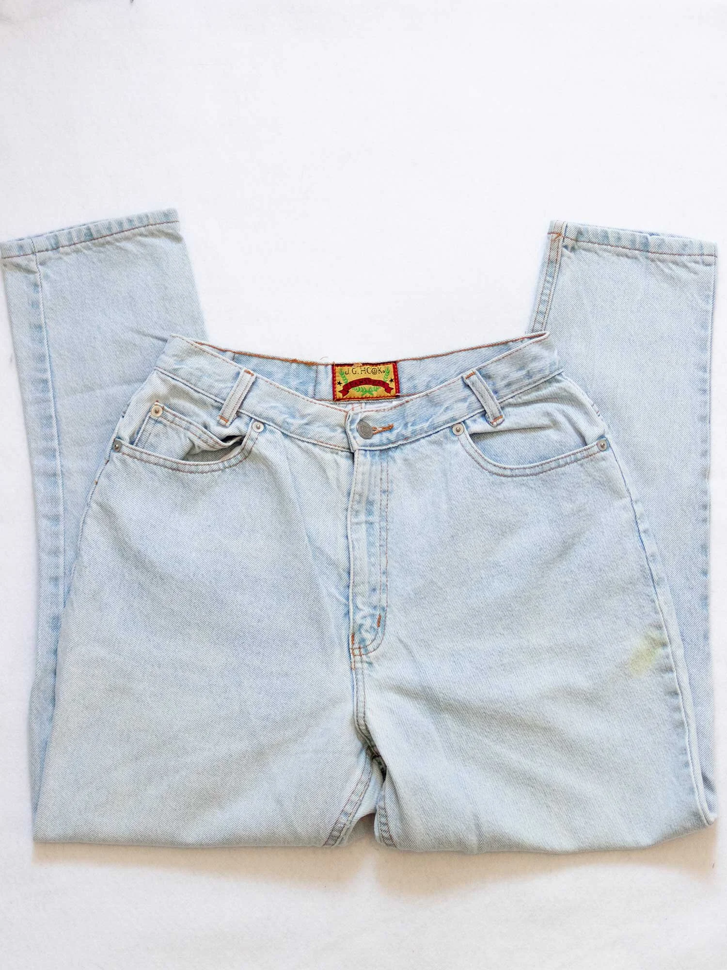 80s painted jeans
