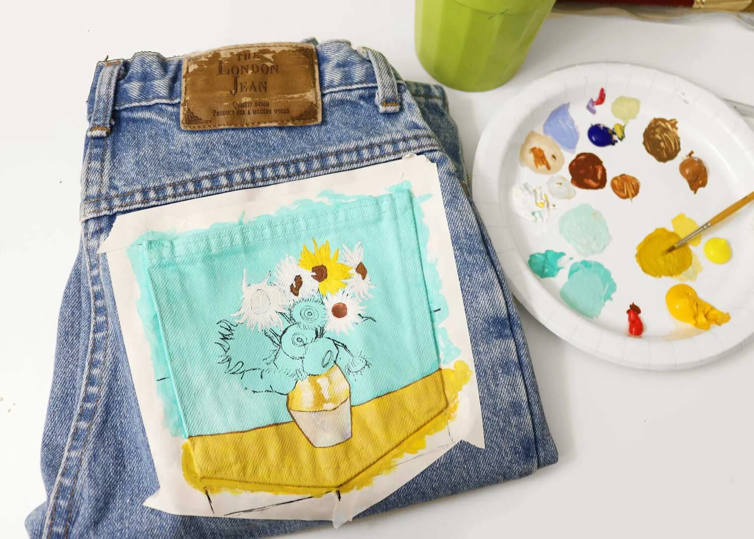 How to Paint On Jeans (5 steps with pictures) Kessler Art & Travel