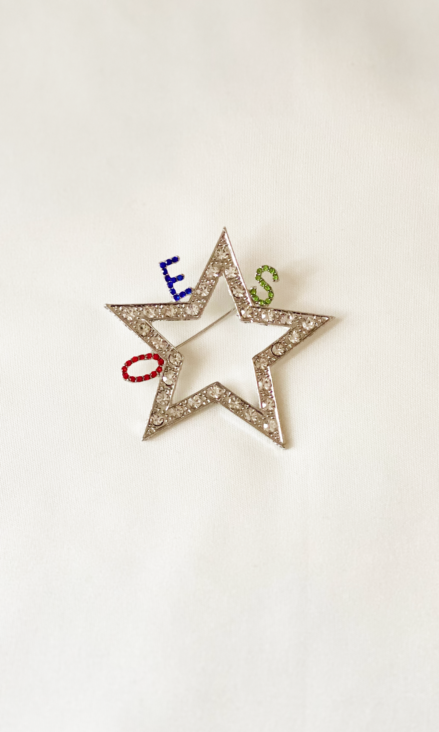 OES Star Brooch
