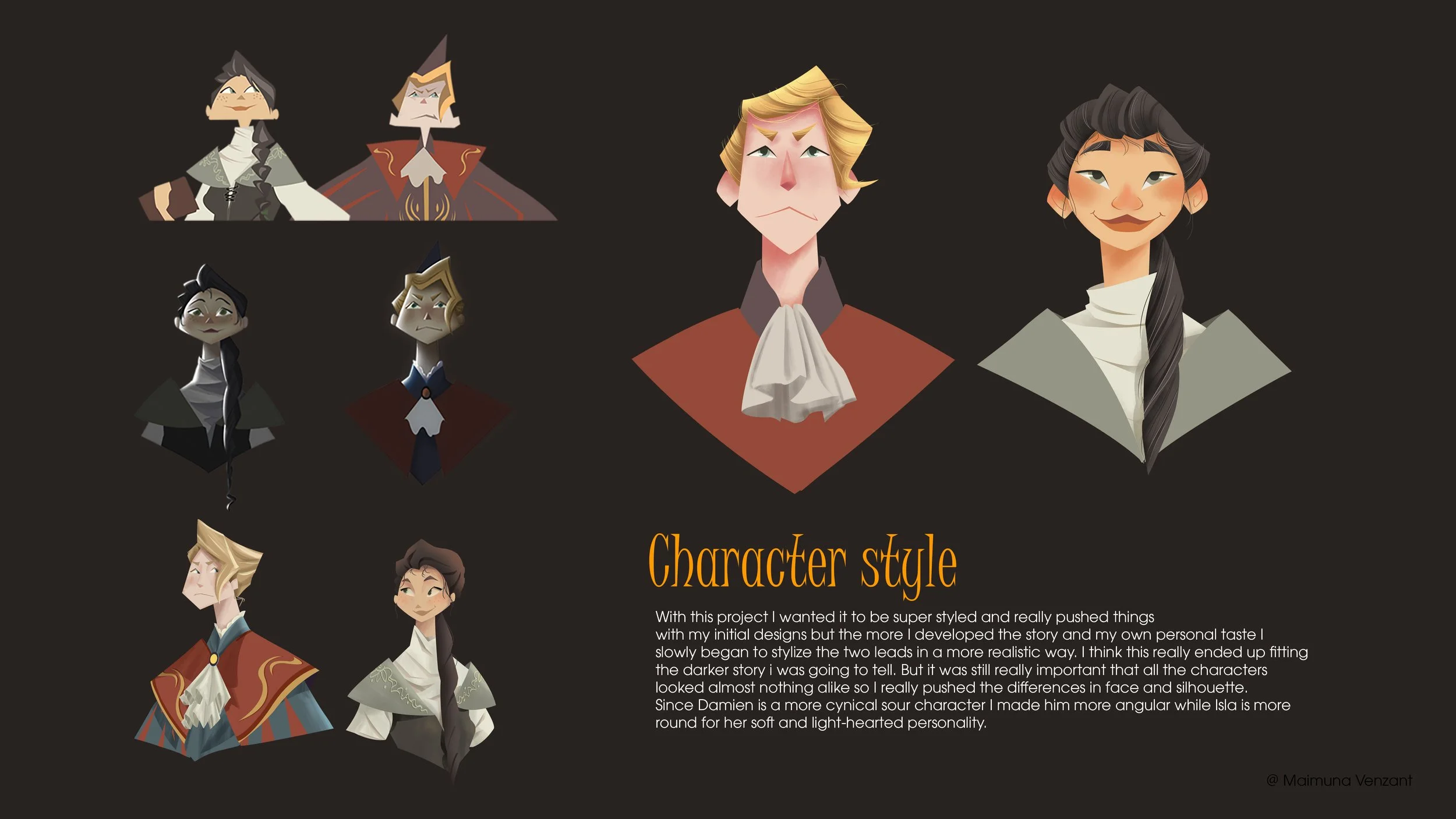 Main Character Design Examples Character Design — Maimuna Venzant