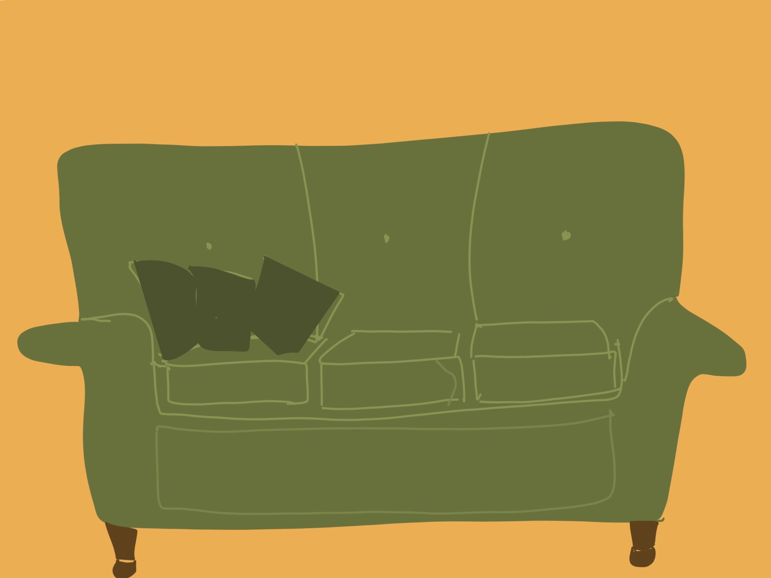 My mother’s couch