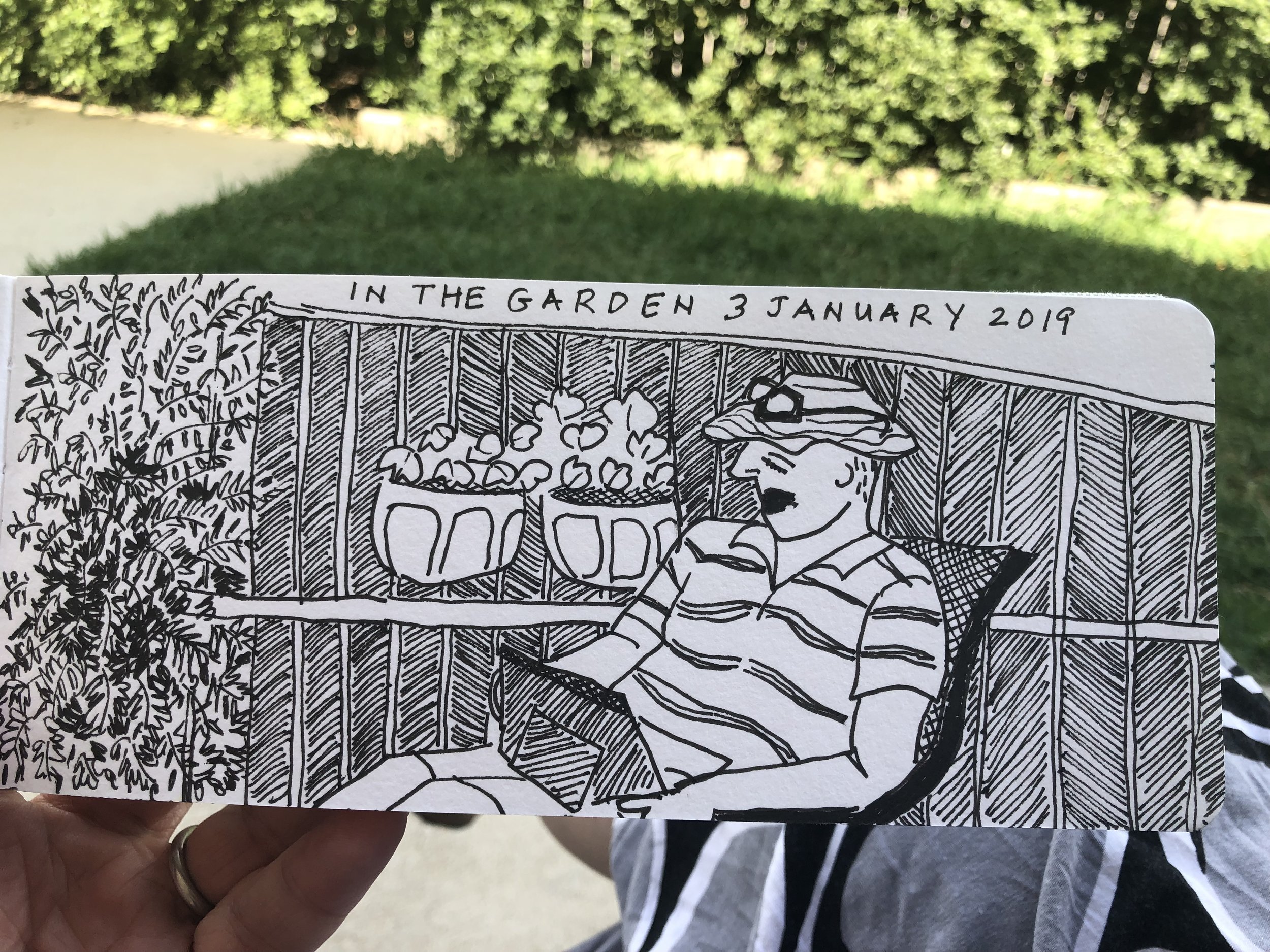 In the garden