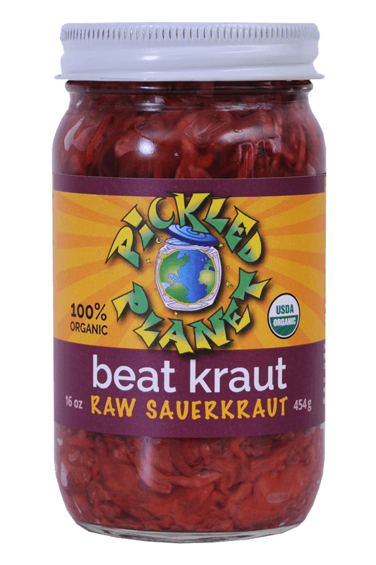 Raw Beet Sauerkraut