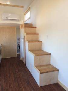 Stairs to upstairs loft