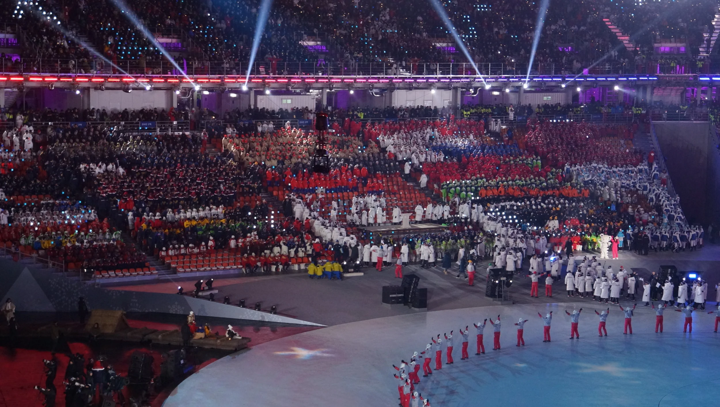 Opening Ceremony- Athlete Seating