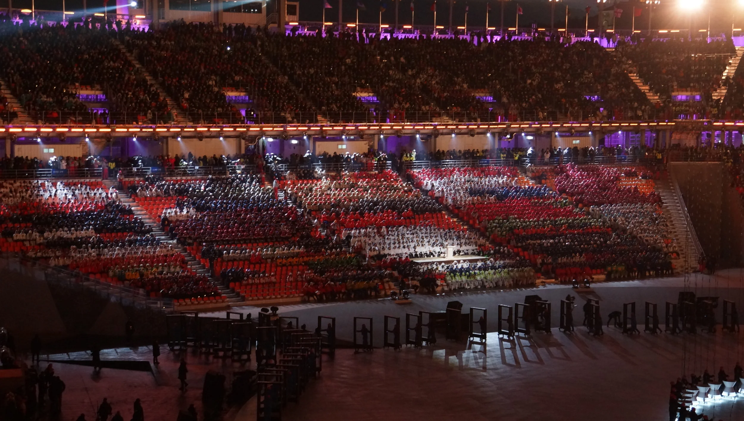 Opening Ceremony - Athlete Seating