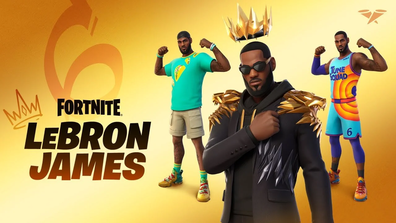 Hebron James Fortnite ad