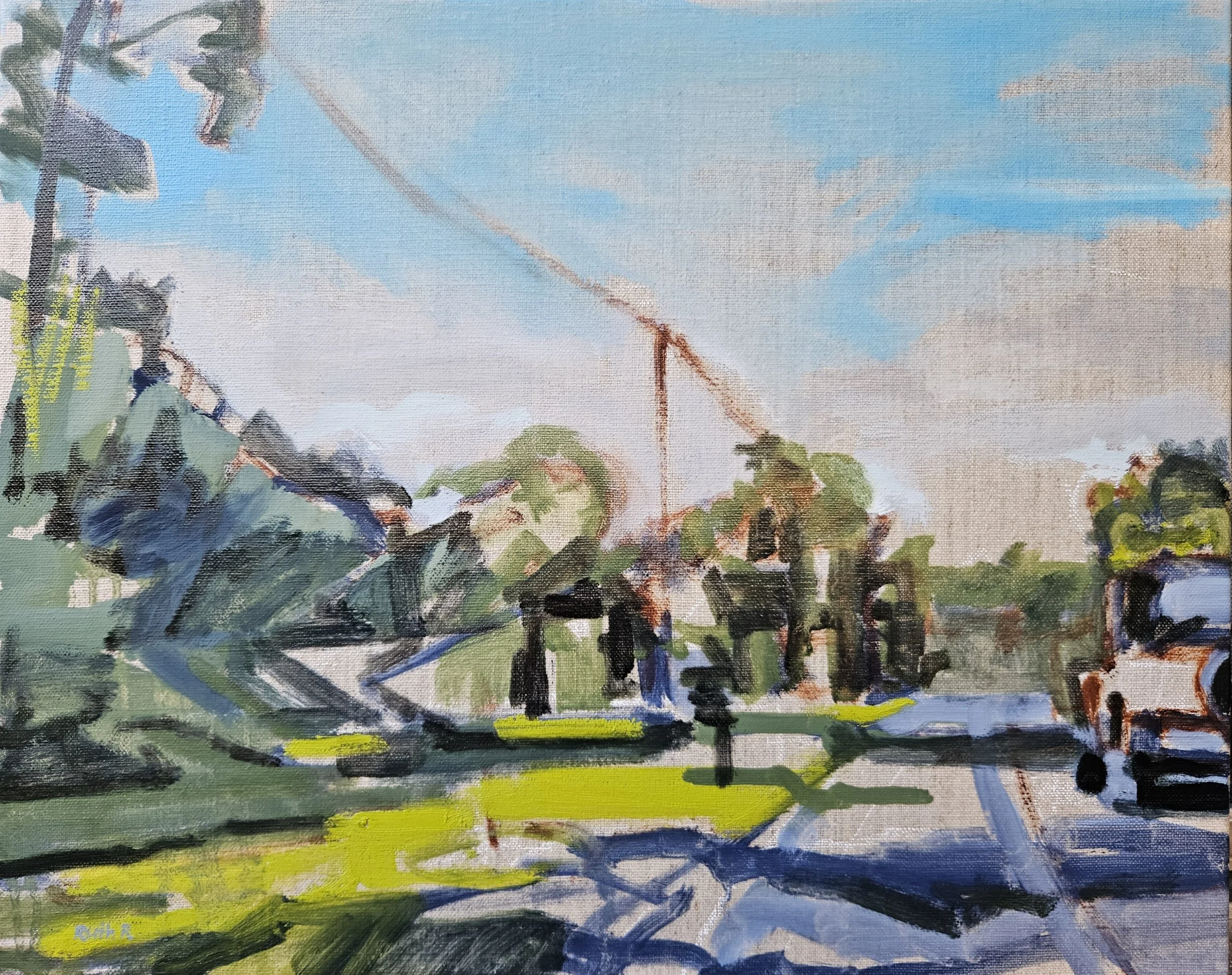 Ruth Rawle_Morning on Simpsons Rd_2026_Oil on linen_42.5x 42x 4cm-1.jpg