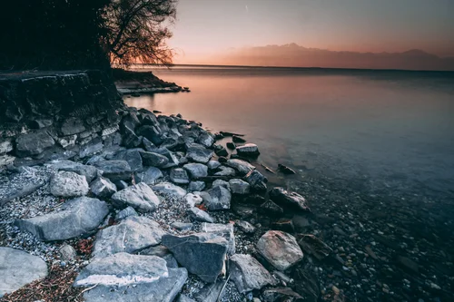Lake photo album cover