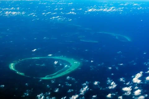 The Maldives archipelago consists of 1190 tiny islands scattered across the Indian Ocean.