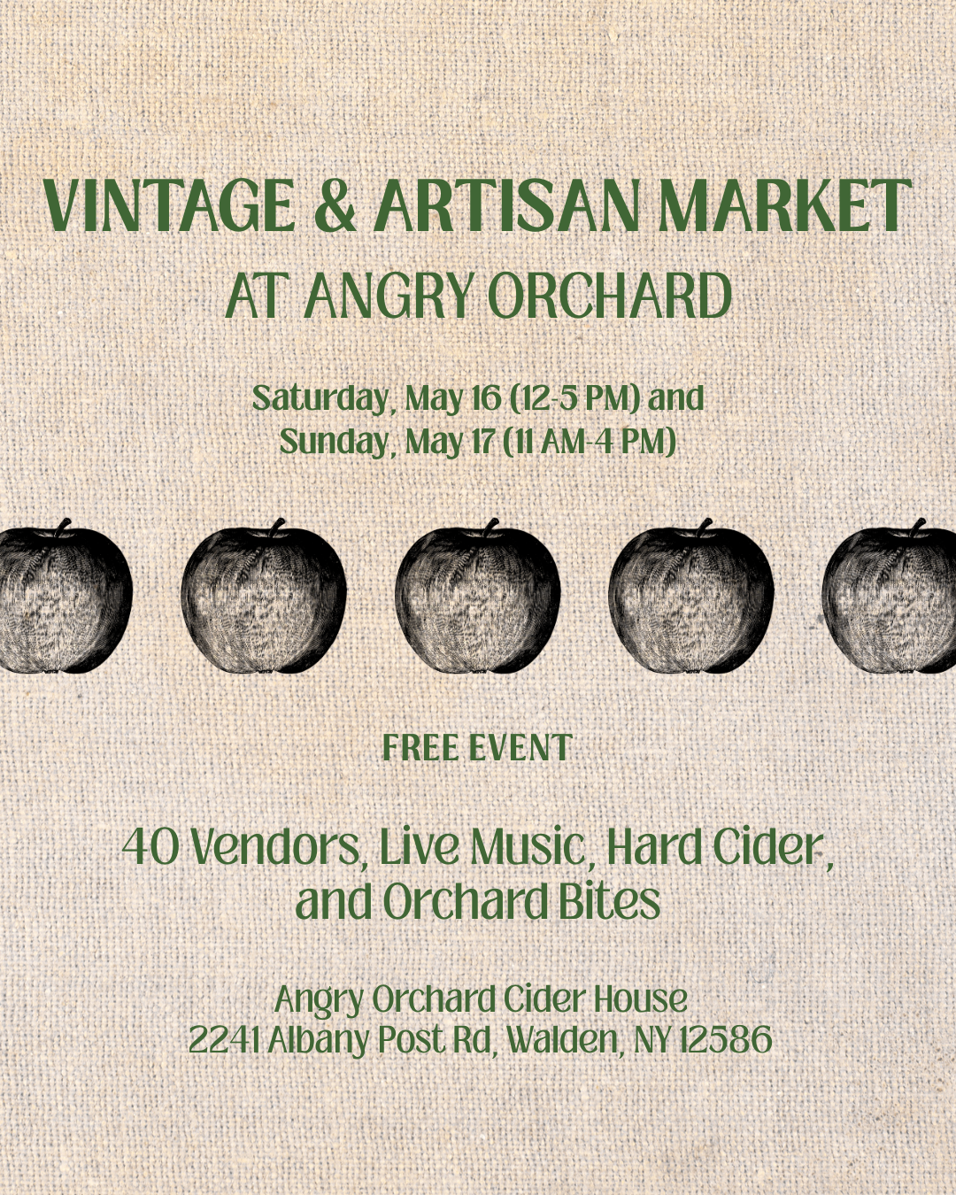 VINTAGE &amp; ARTISAN MARKET | 5.16 + 5.17