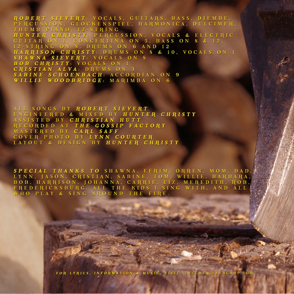 TREEMEN - Play For White Oak - inside 2