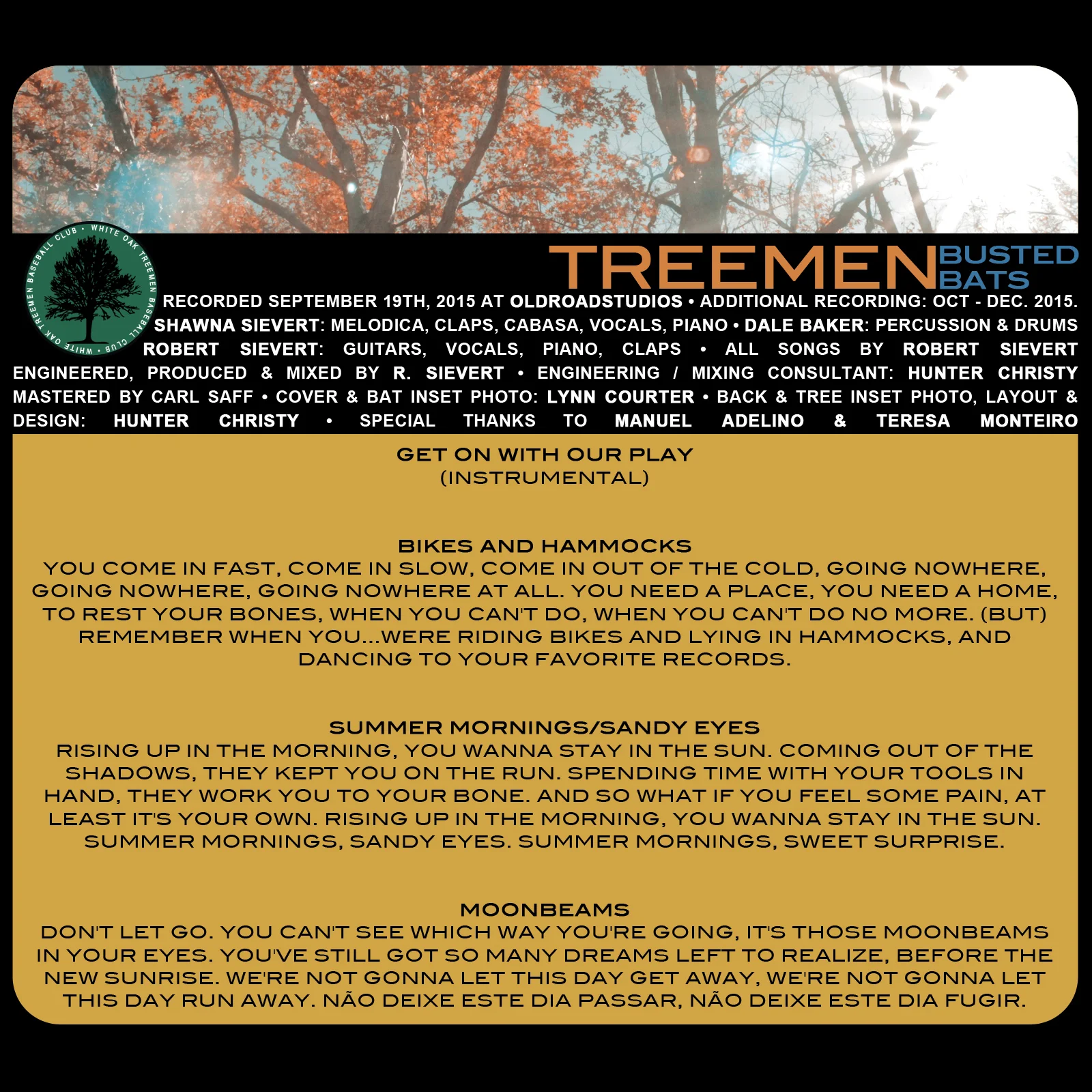 TREEMEN - Busted Bats - inside 1