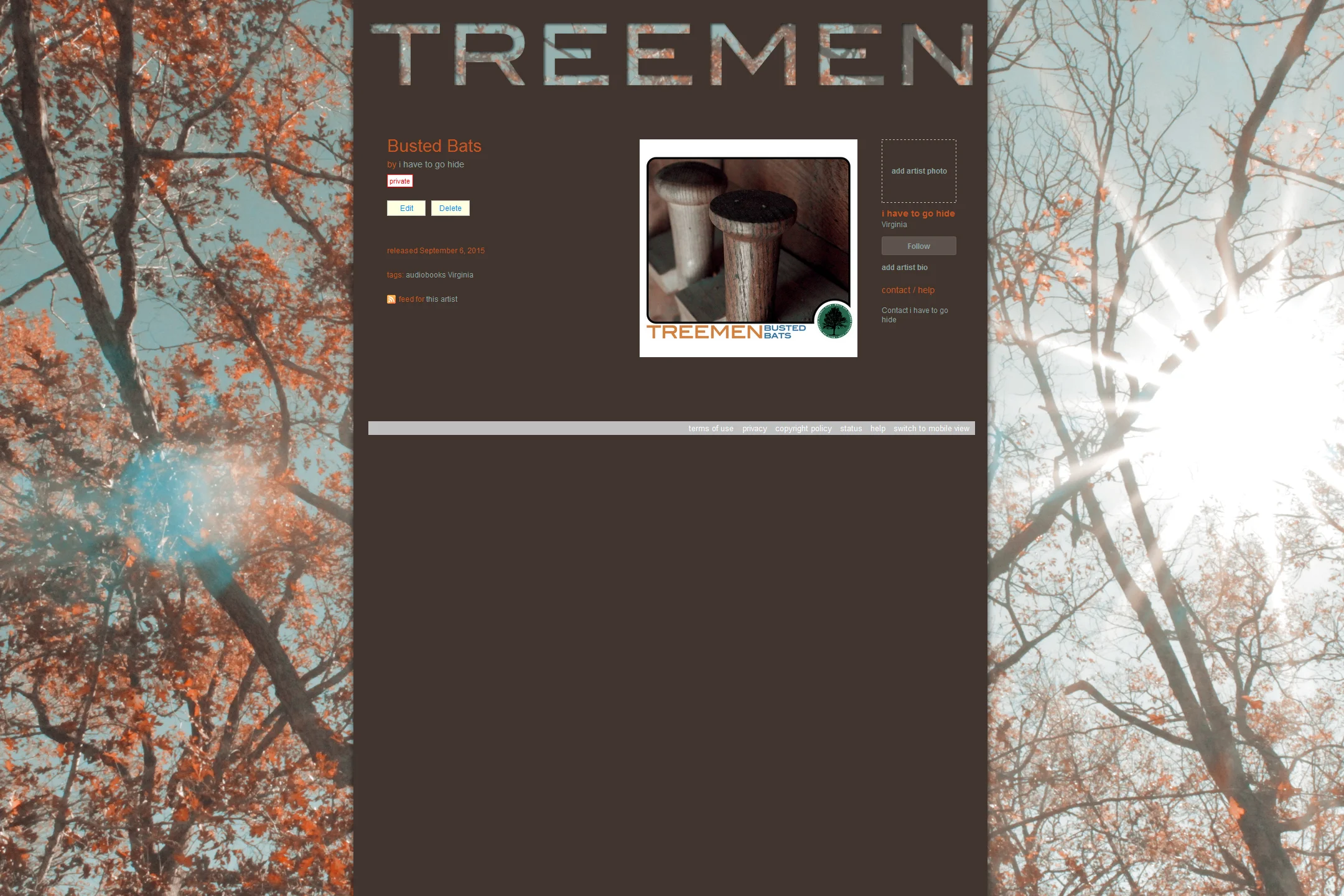 TREEMEN BANDCAMP 2