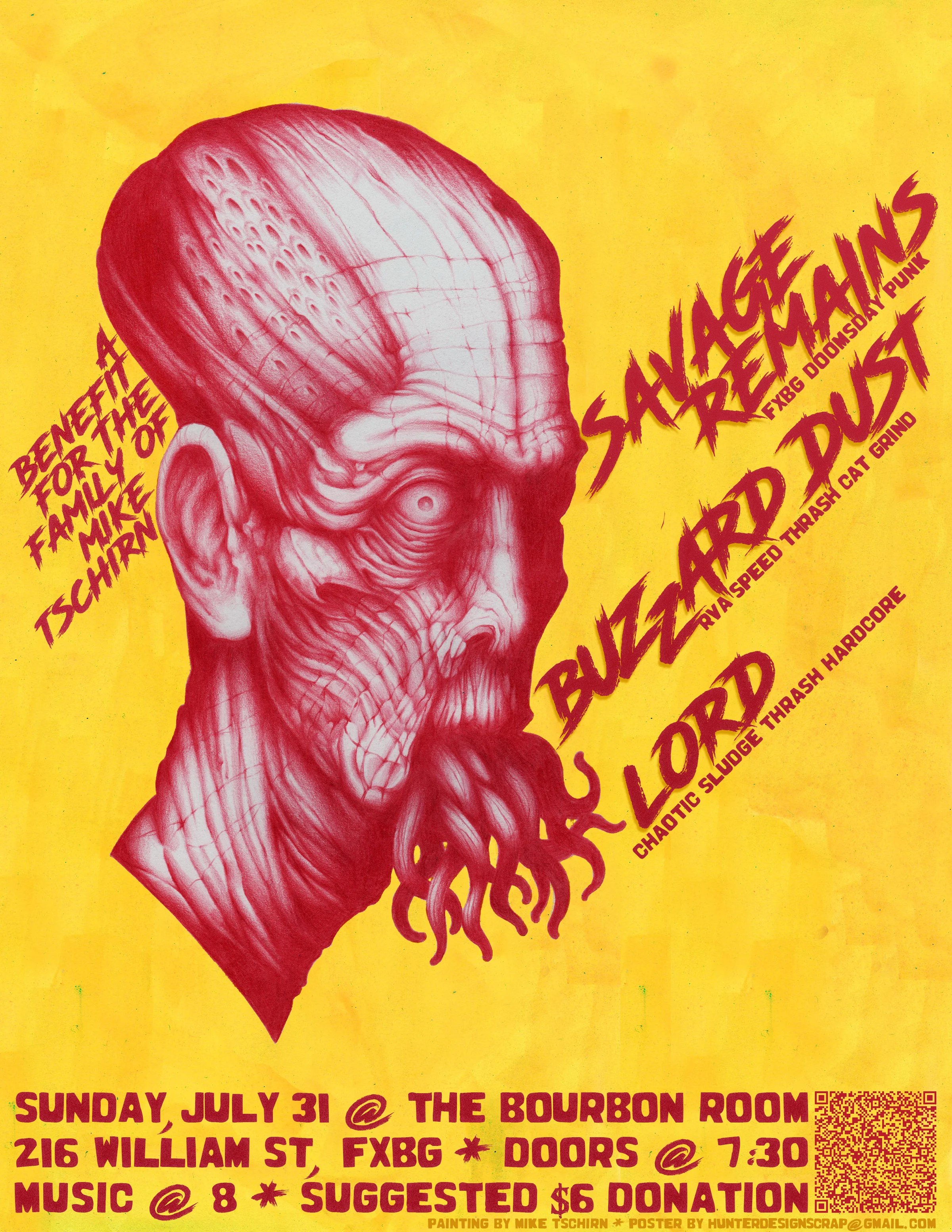 MIKE TSCHIRN BENEFIT POSTER