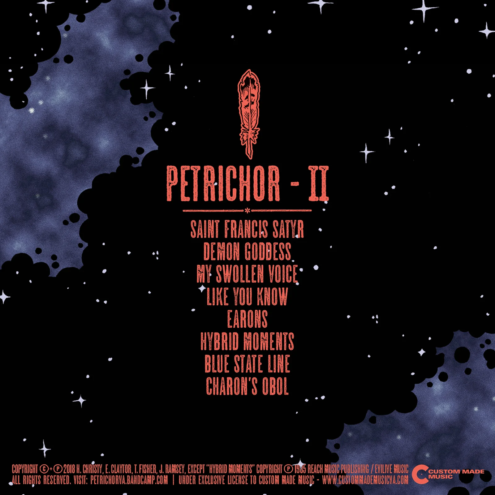 PETRICHOR - II - back cover