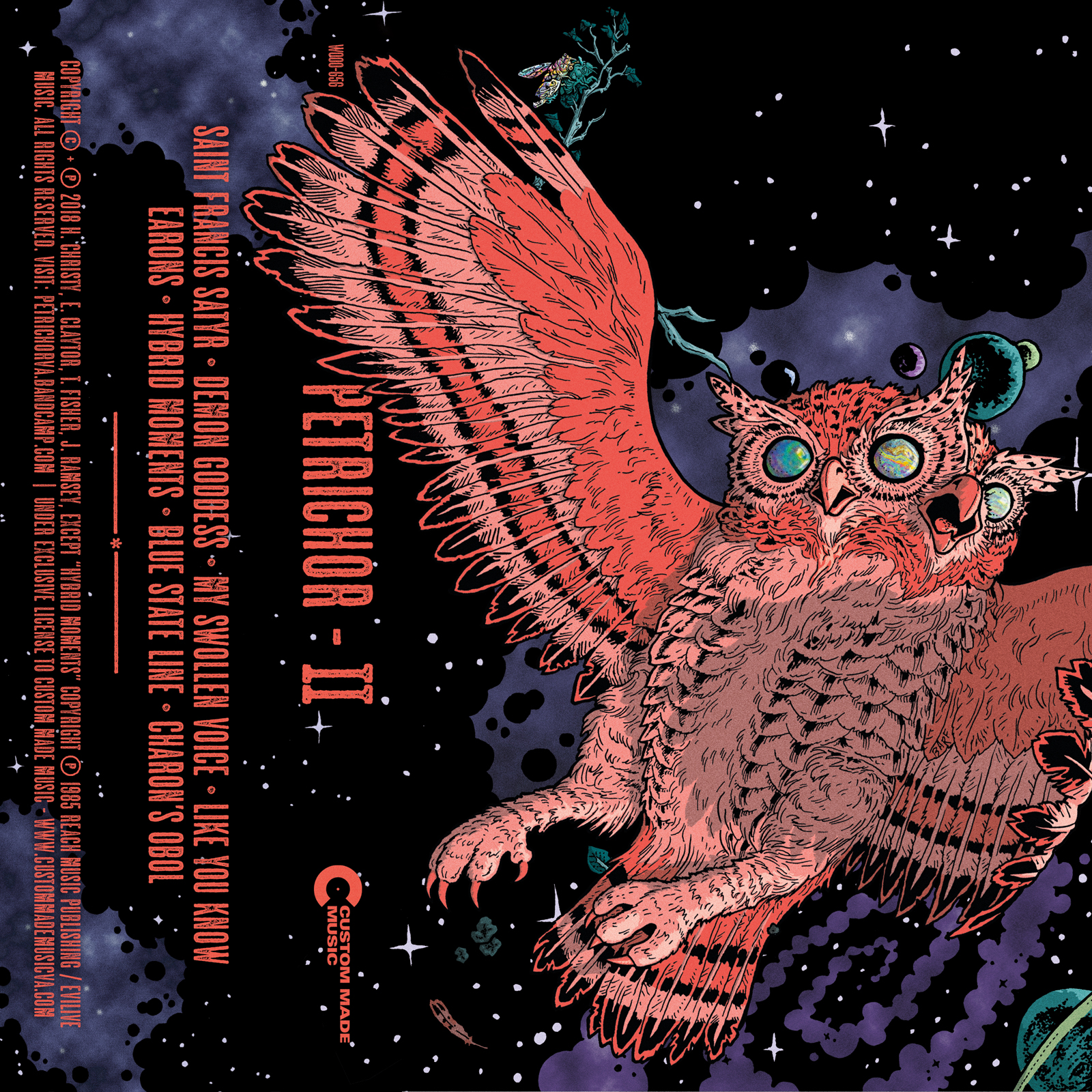 PETRICHOR - II - cassette layout cover