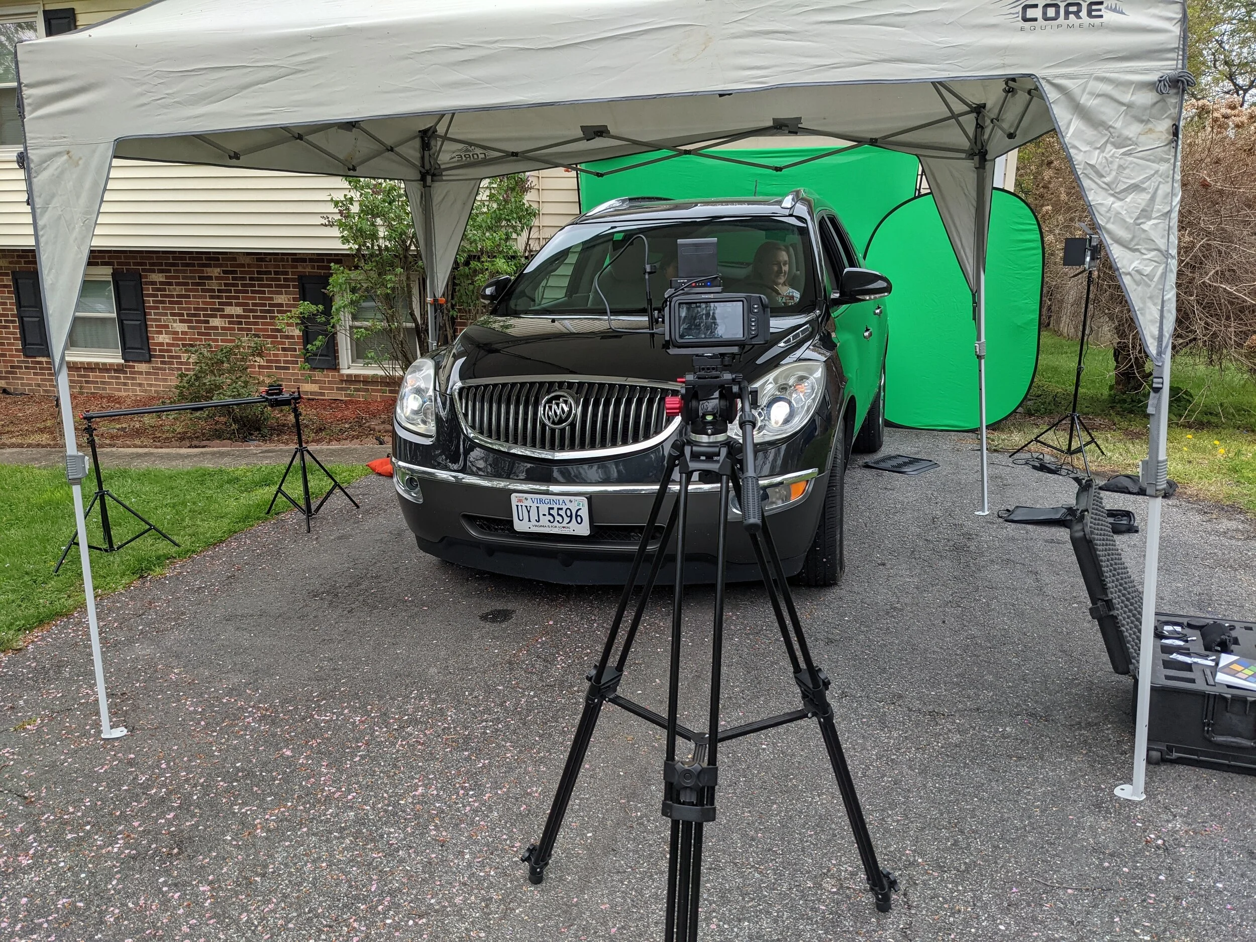  Driving scene set up 