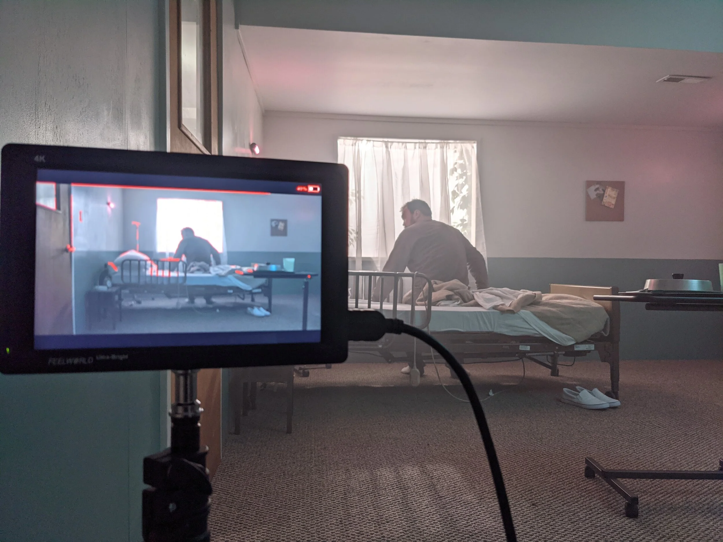  Filming some time lapse shots 