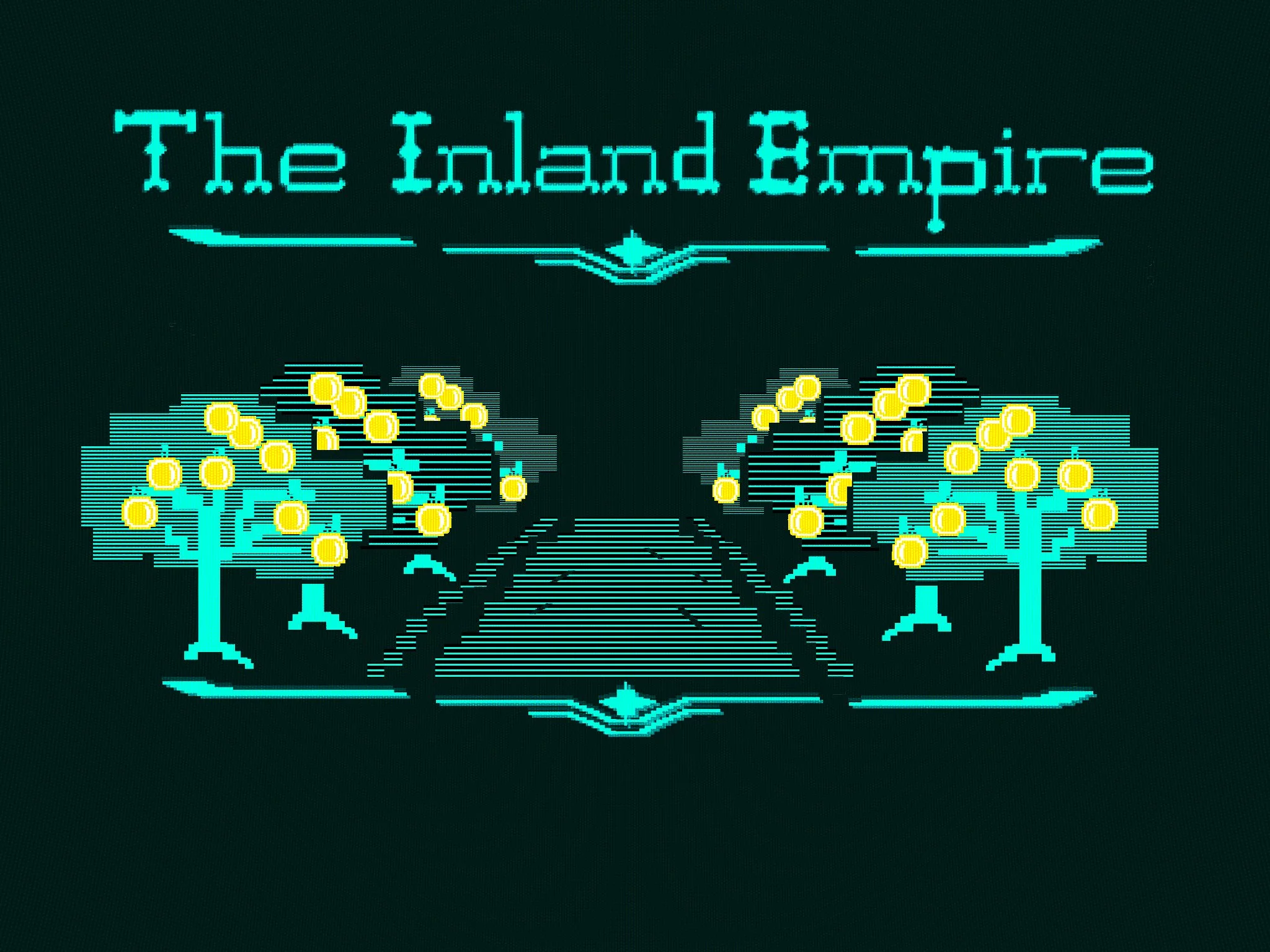  The Inland Empire video game home screen by Ross Billman 