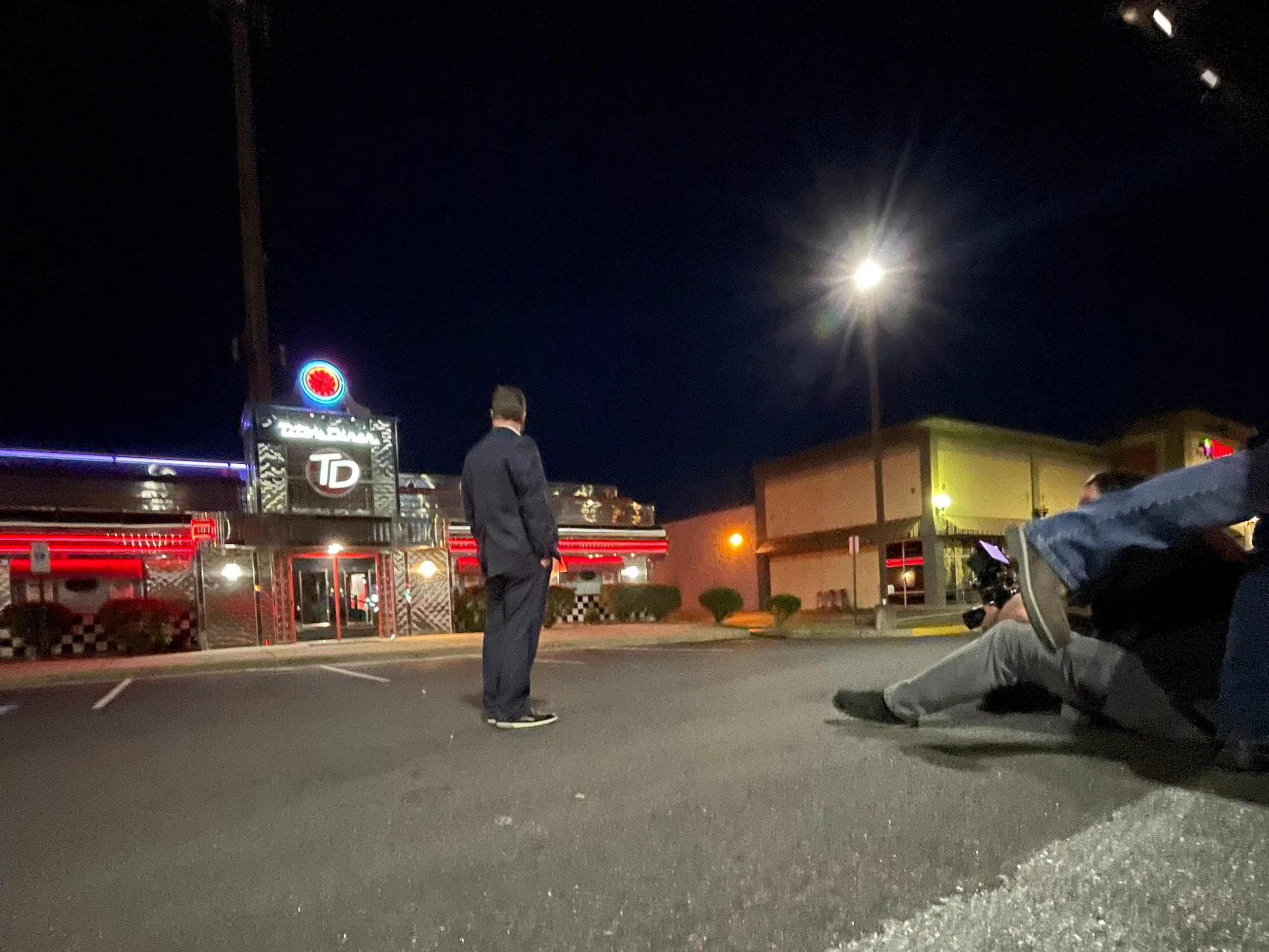  Nighttime shoot at the diner 