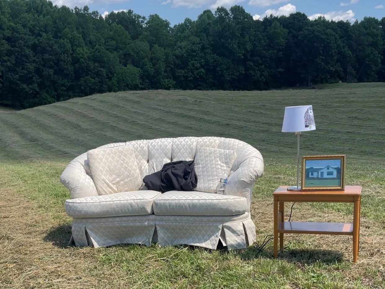  setting up the couch shot 
