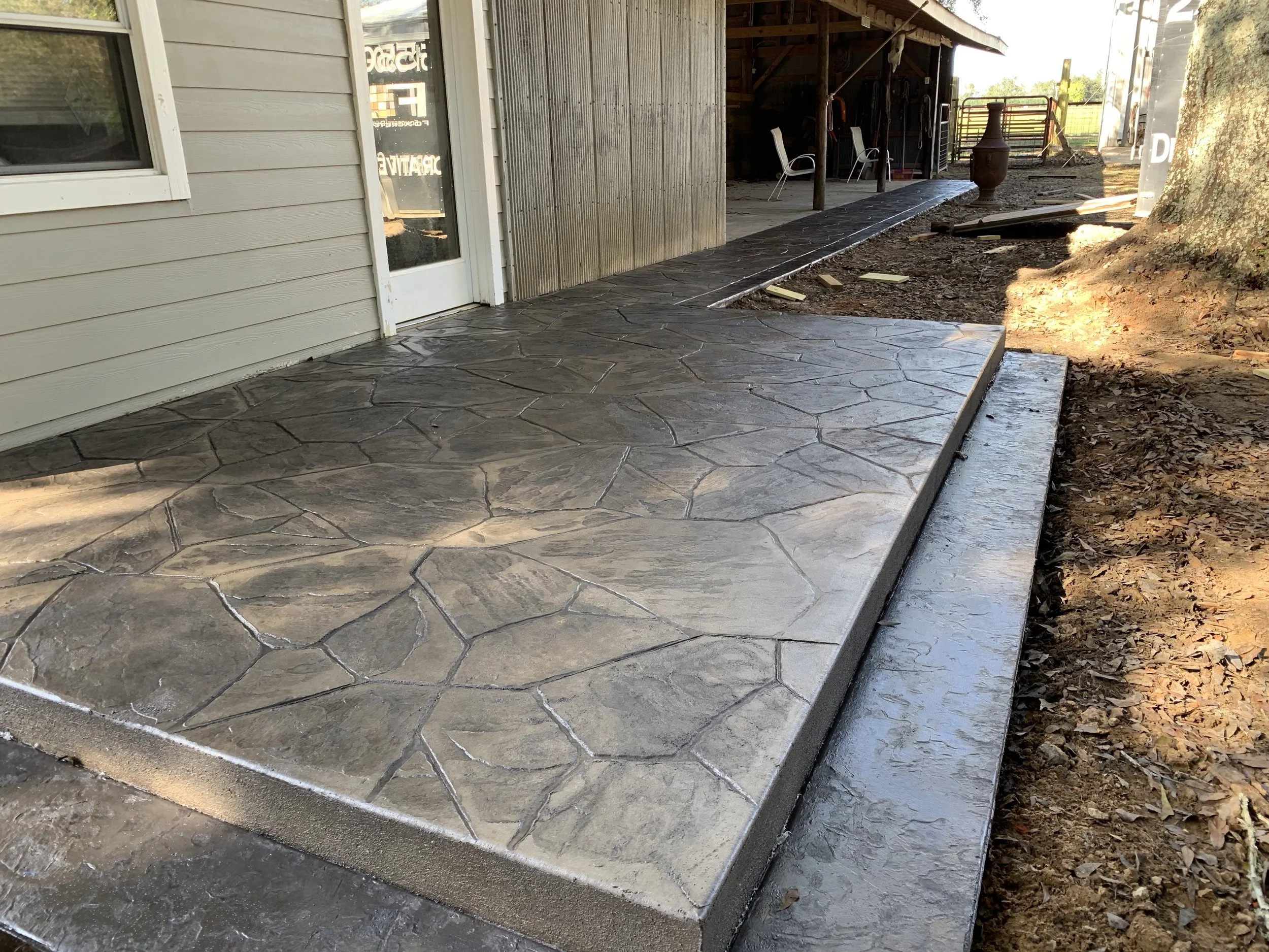 Random Stone Patio - Robertsdale, Alabama