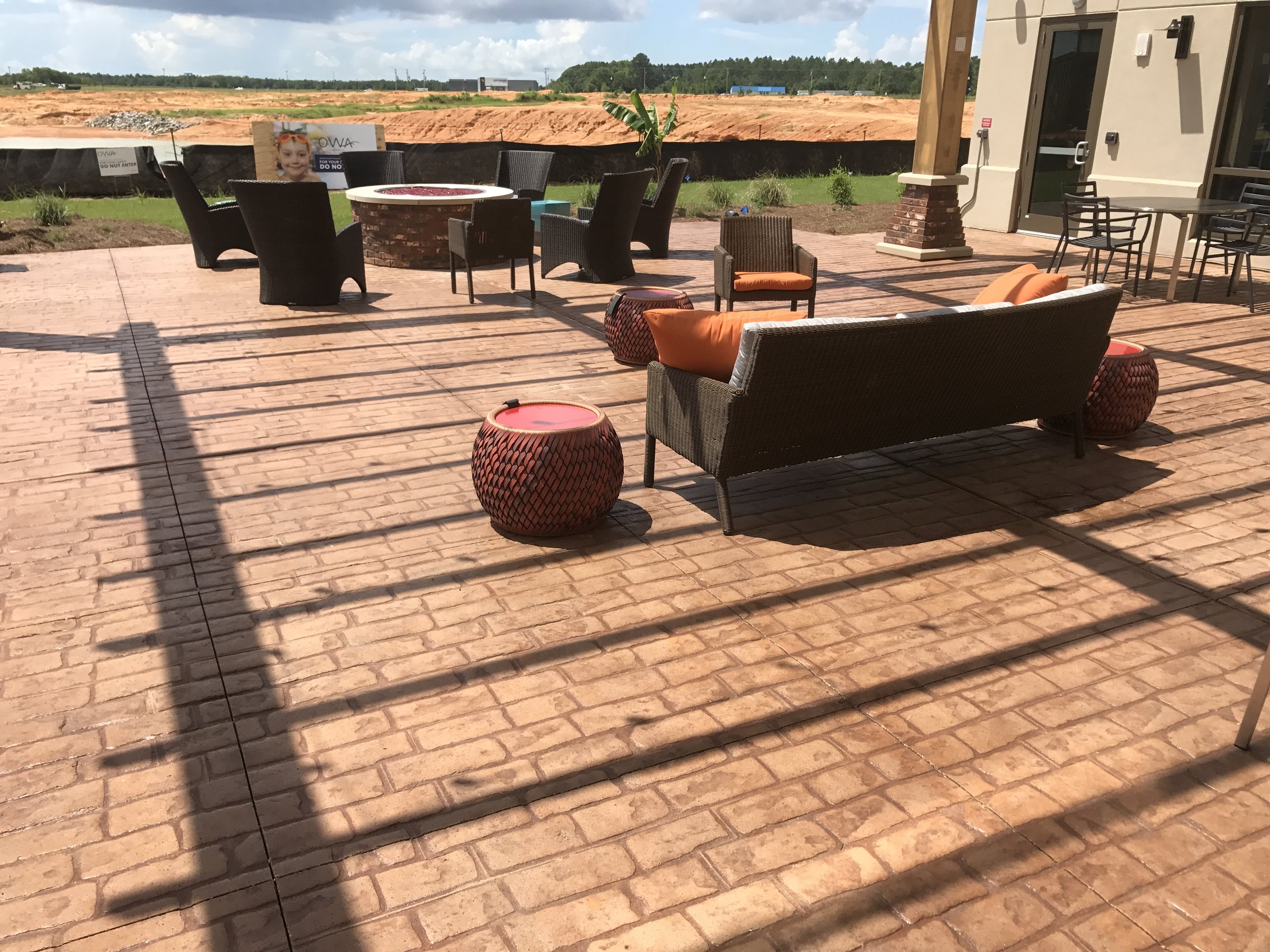 Belgium Block Outdoor Living Area, Owa - Foley, Alabama