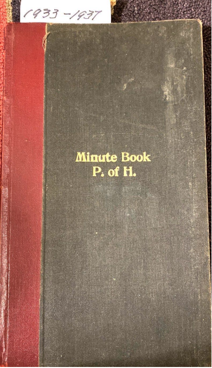 Minutes 1933-1937