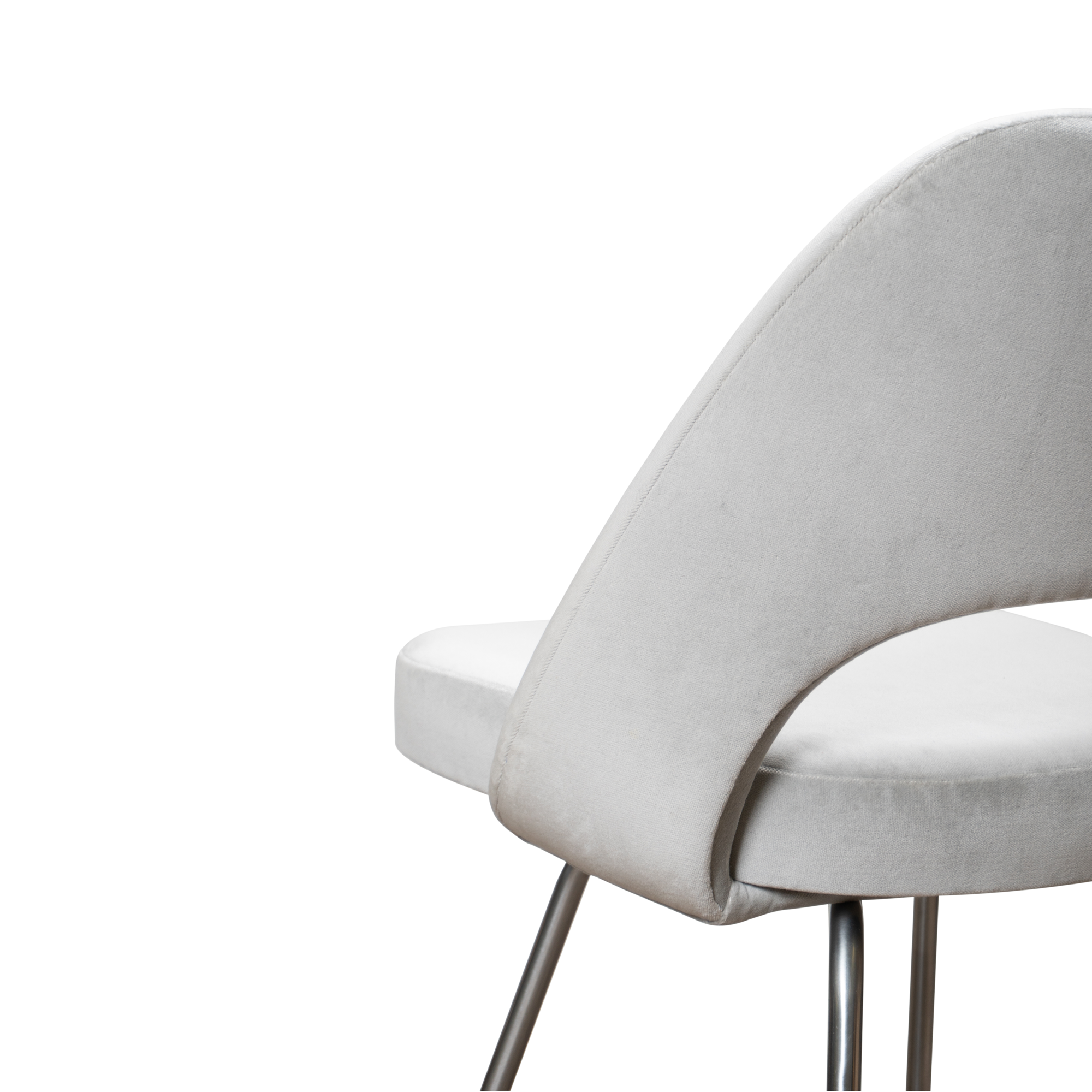 [AH-6] Saarinen Executive Armless Chair in Sharkskin Velvet - Square6.png