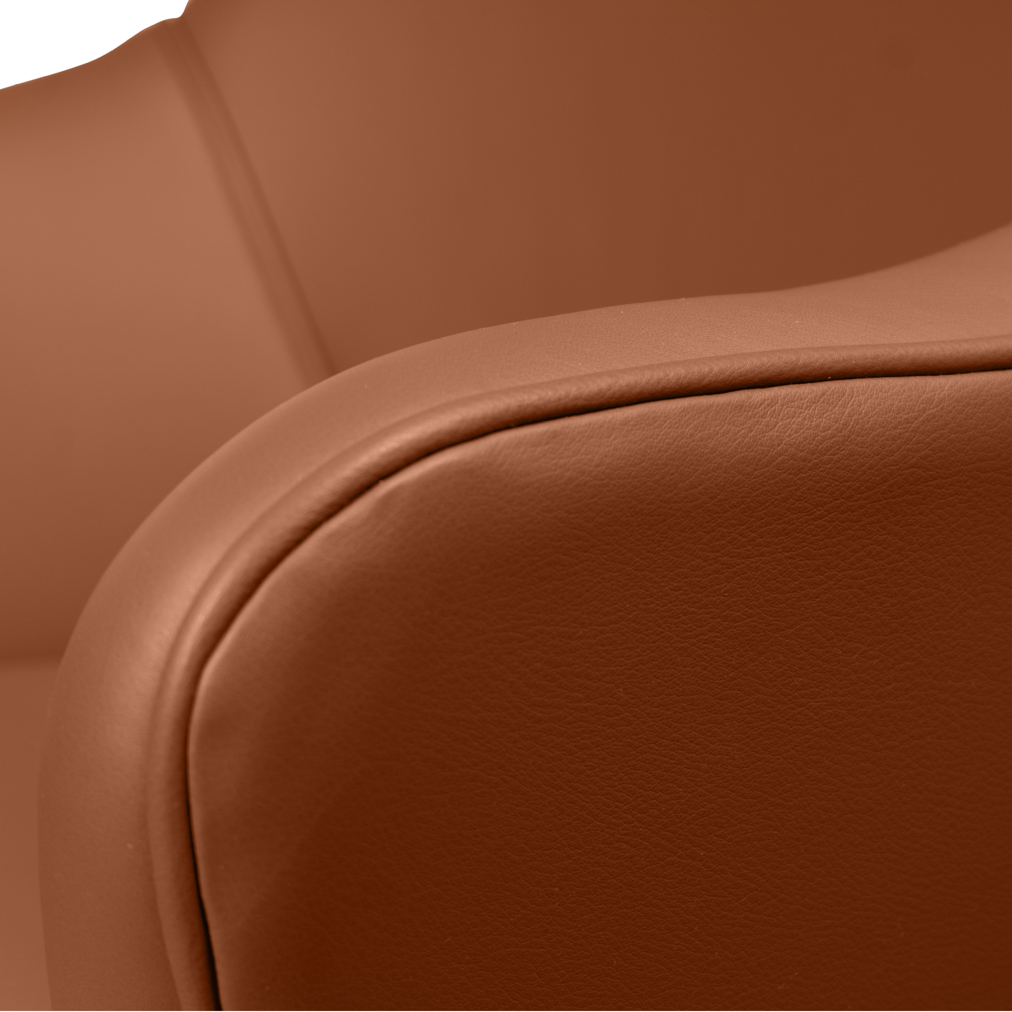 [AH-7] Saarinen Executive Arm Chair in Caramel Leather, Swivel Base - Square7.png
