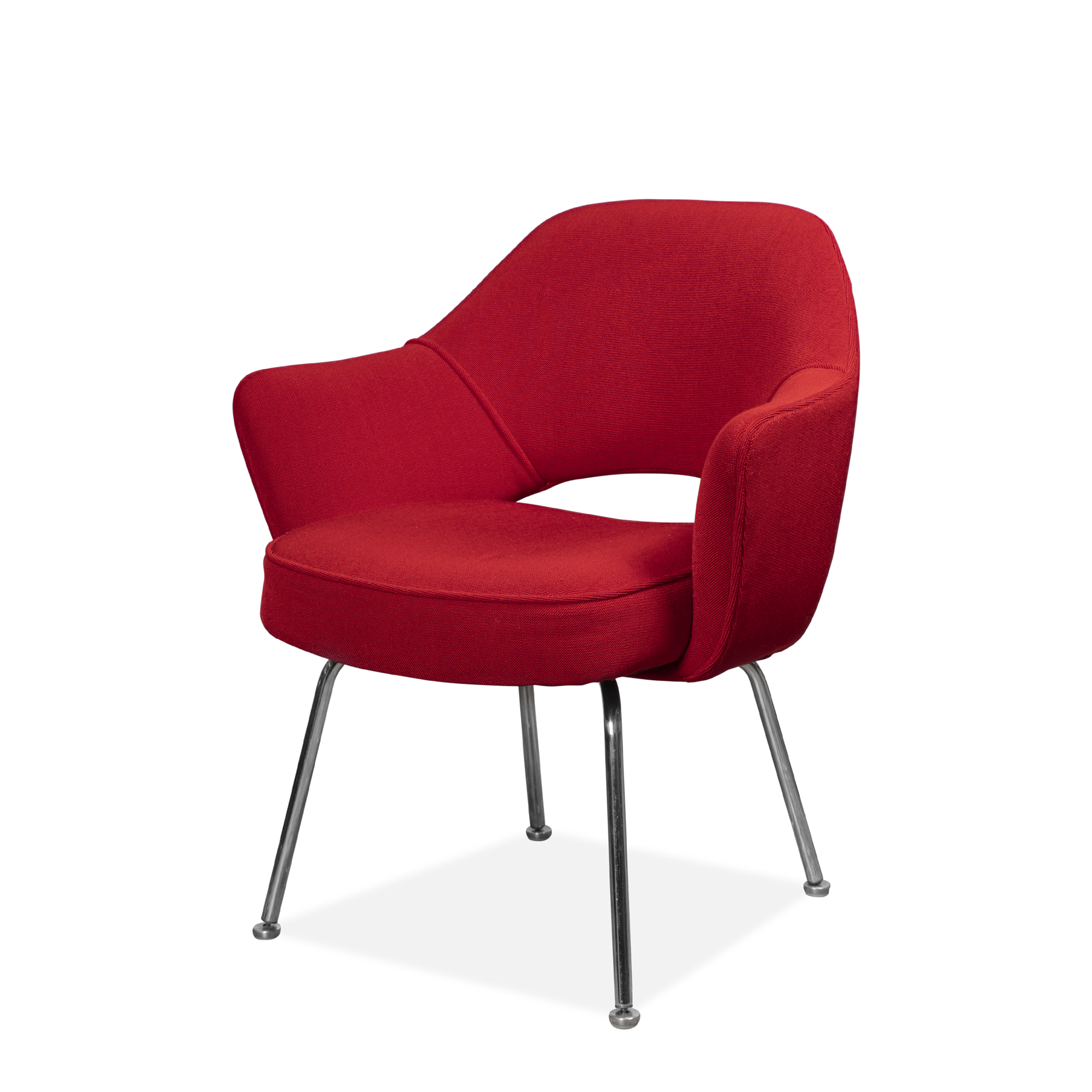 [AH-8] Saarinen Executive Arm Chair in KnollTextiles Red Wool - Square2.png