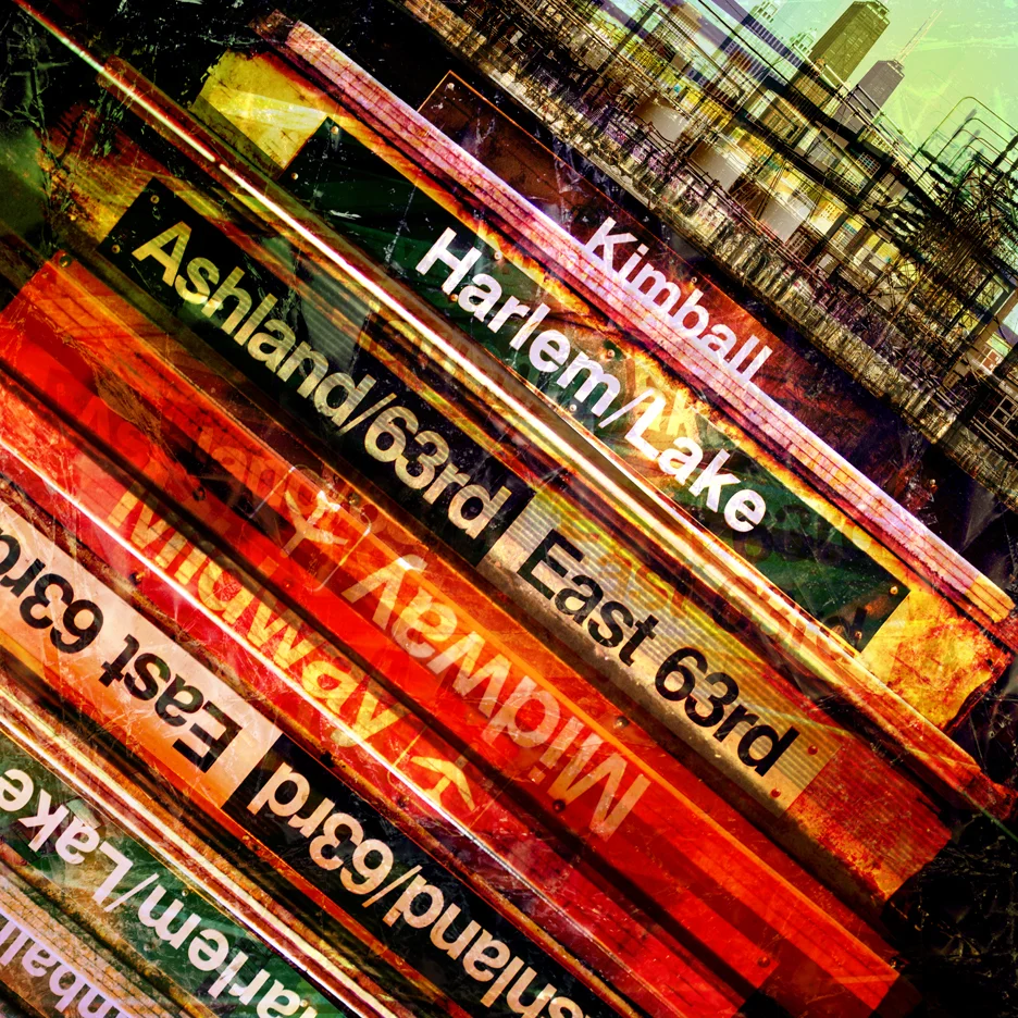 Nick Haas - Inner City Junction 48" x 48"