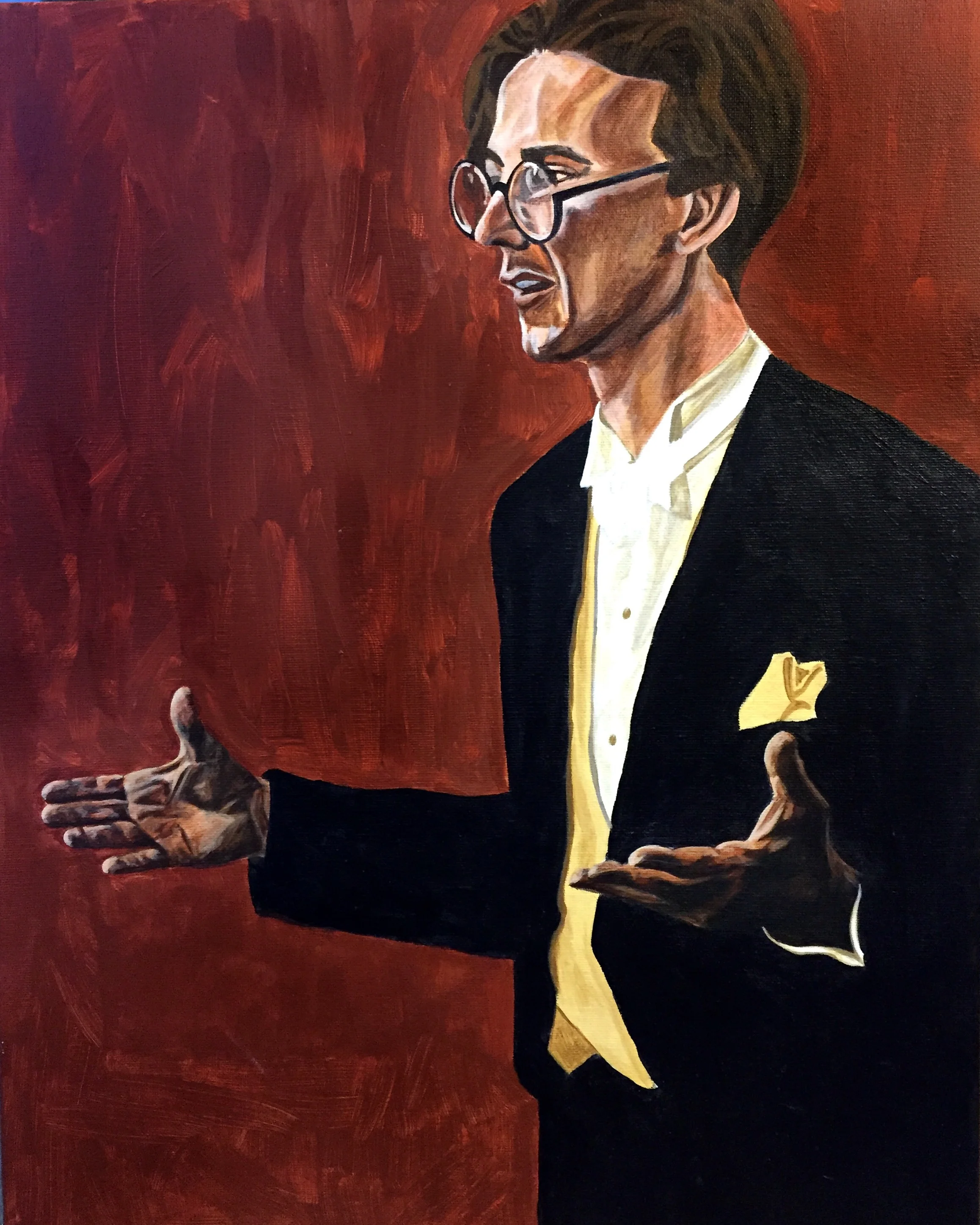 The Professor 20"x16"