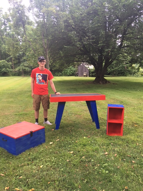 Will Forker and his hand-crafted donations