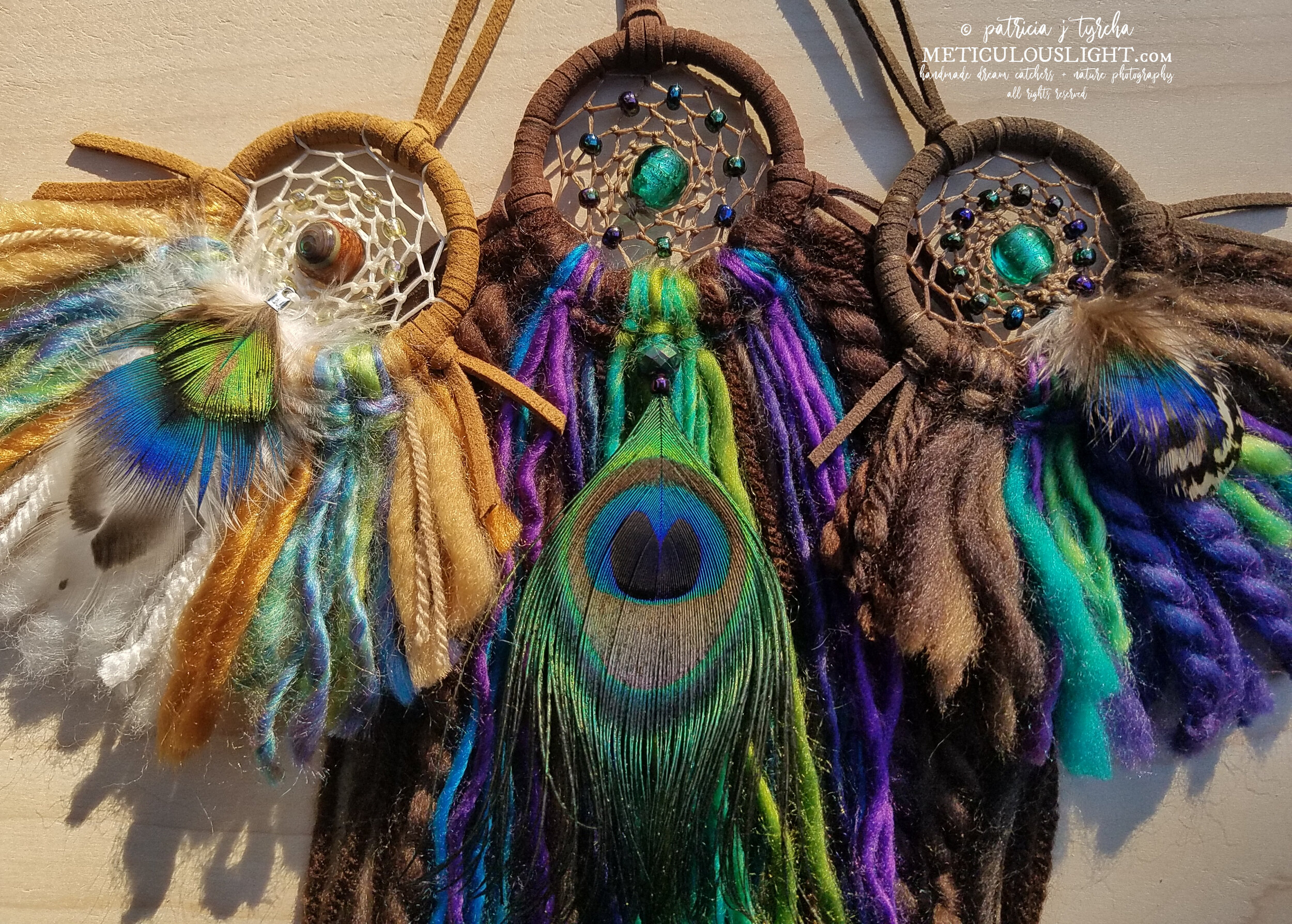 © patricia j tyrcha Peacock Dream Catchers W ALL RIGHTS RESERVED.jpg